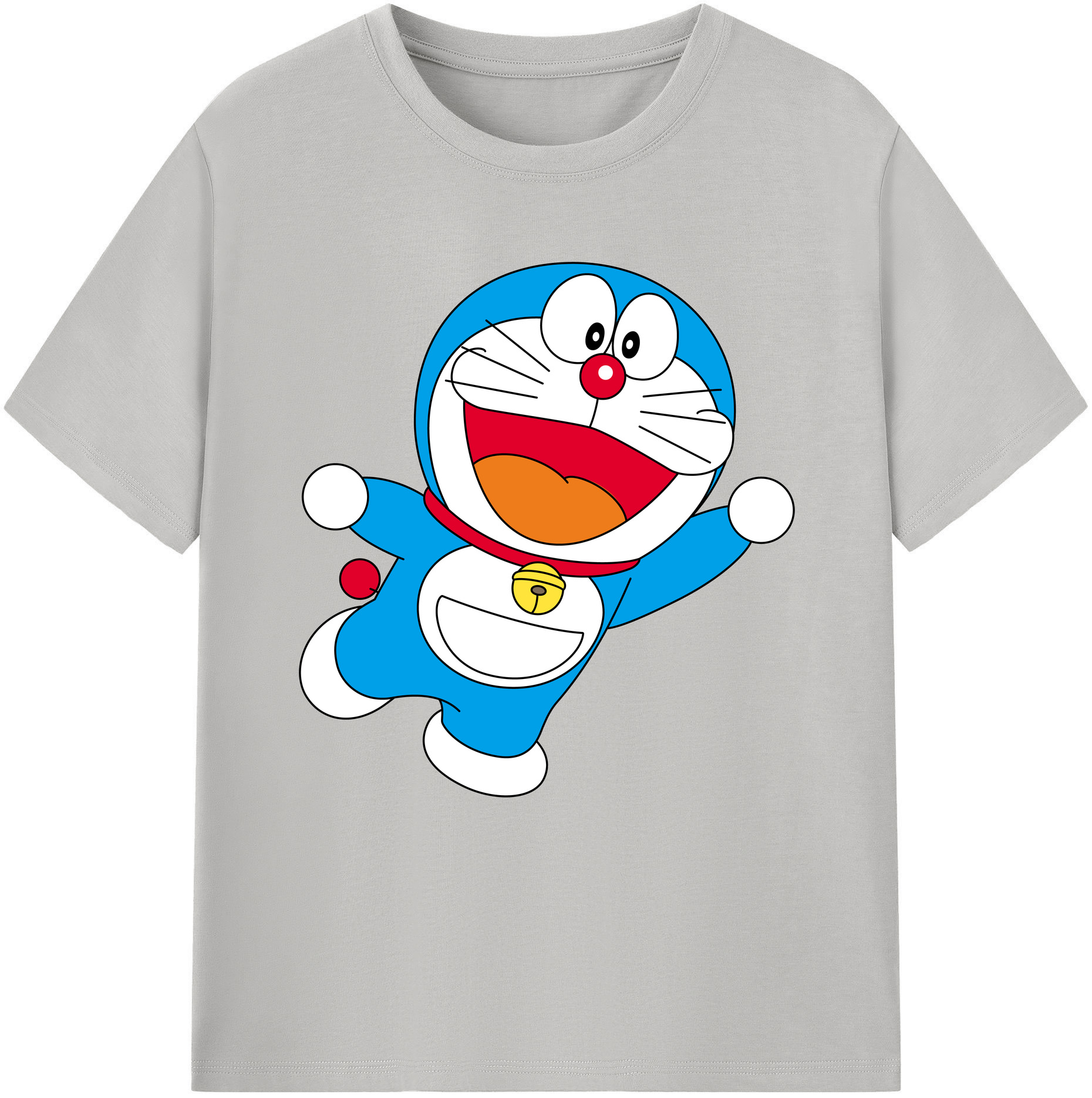 （画像用） ドラえもん Doraemon レディースカジュアルプリントTシャツ（綿100％）