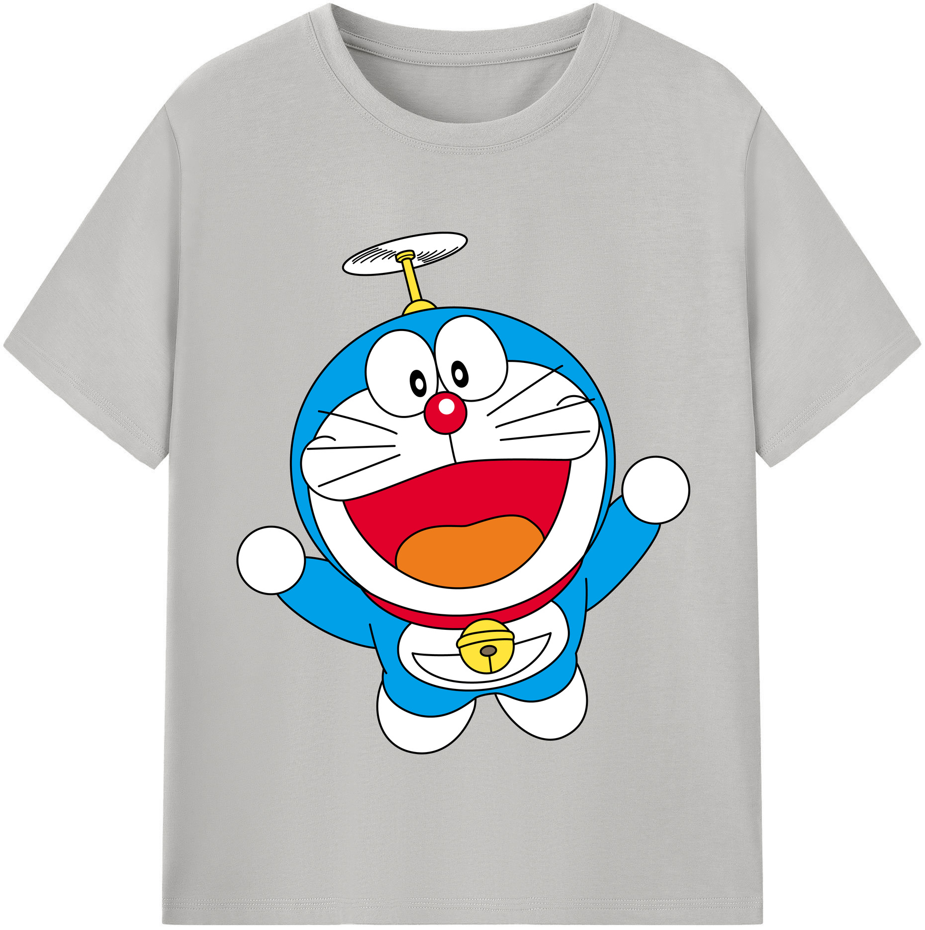 （画像用） ドラえもん Doraemon レディースカジュアルプリントTシャツ（綿100％）