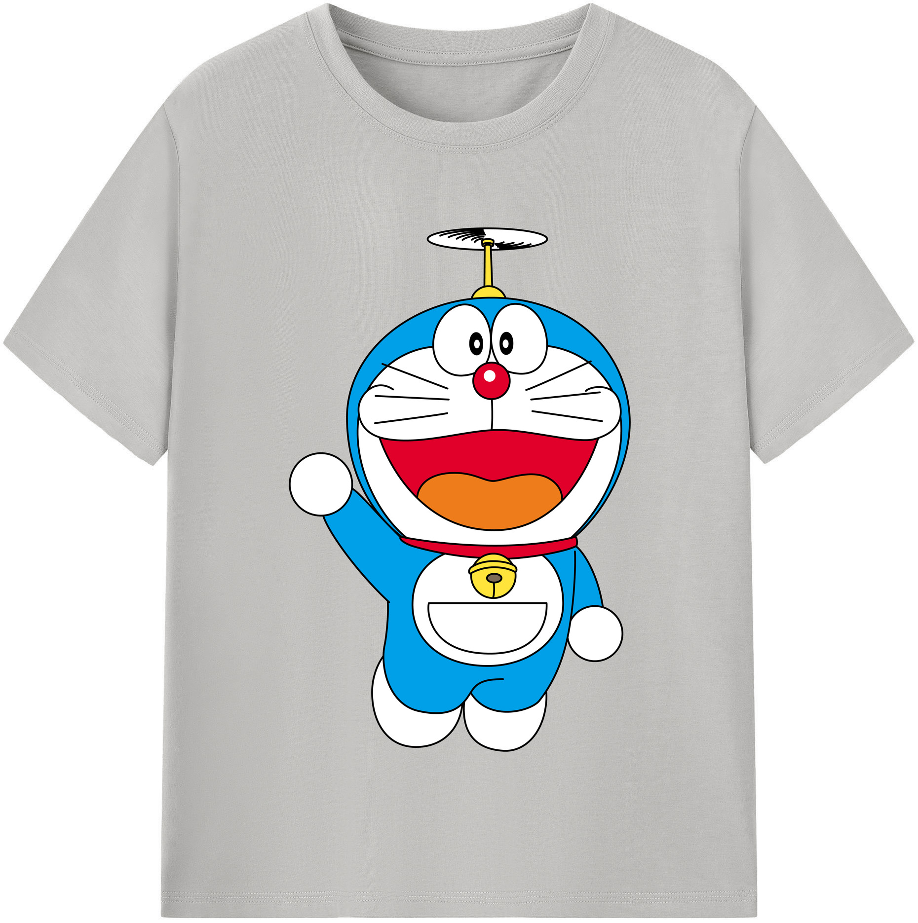 （画像用） ドラえもん Doraemon レディースカジュアルプリントTシャツ（綿100％）