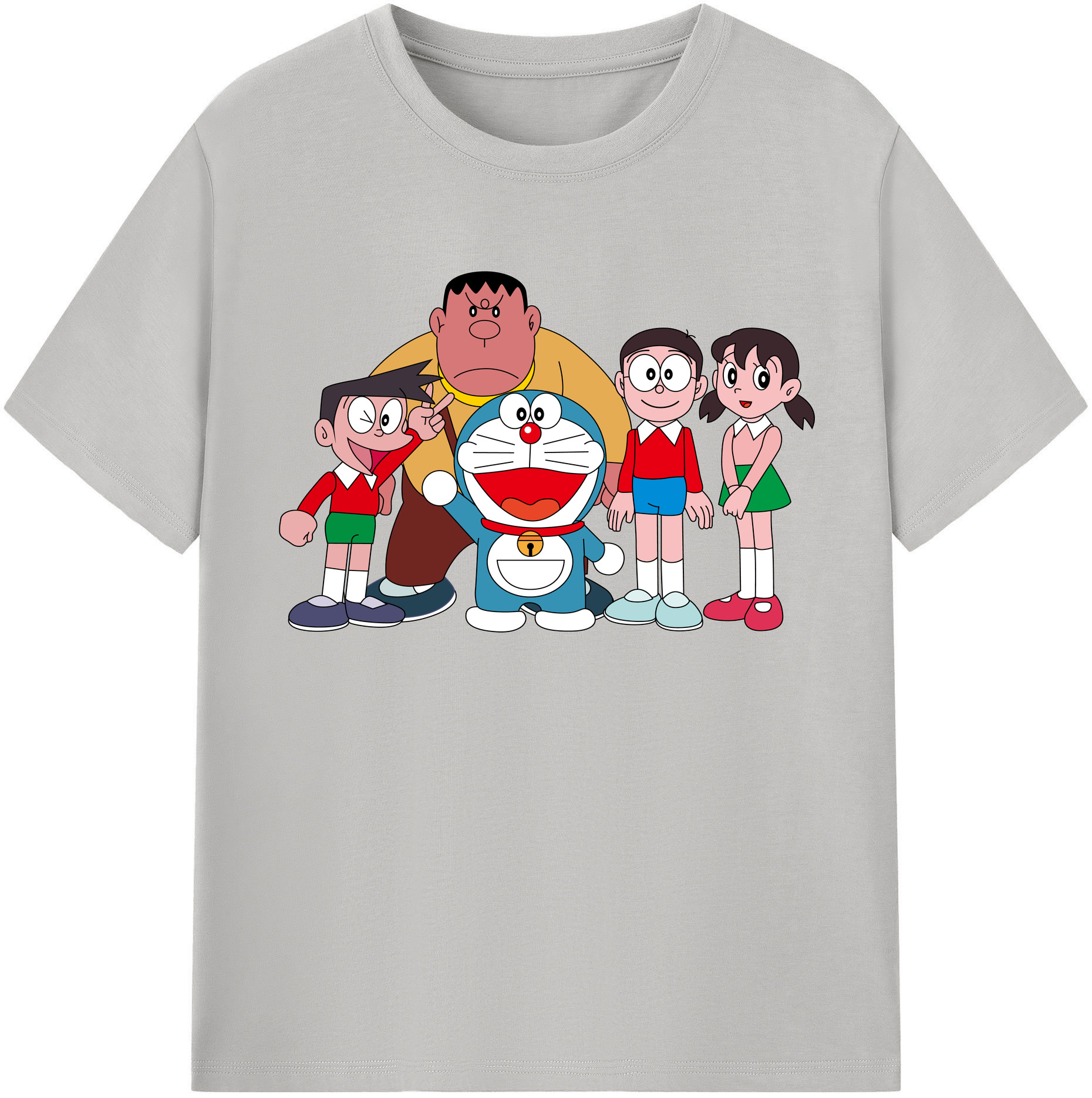 （画像用） ドラえもん 骨川 スネ夫 Doraemon Honekawa Suneo レディースカジュアルプリントTシャツ（綿100％）