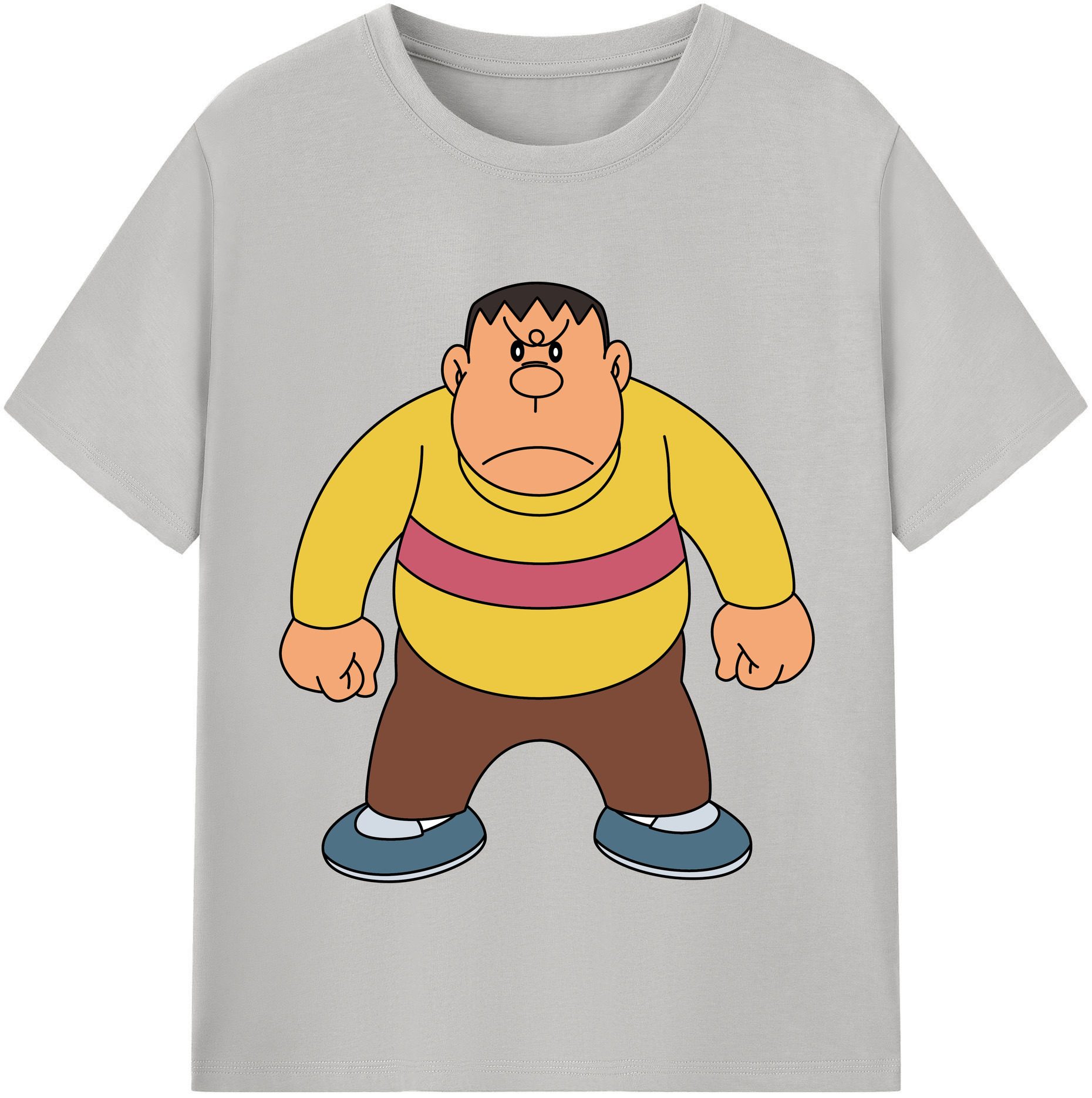 （画像用） ドラえもん 剛田武 Doraemon Gouta Takeshi レディースカジュアルプリントTシャツ（綿100％）