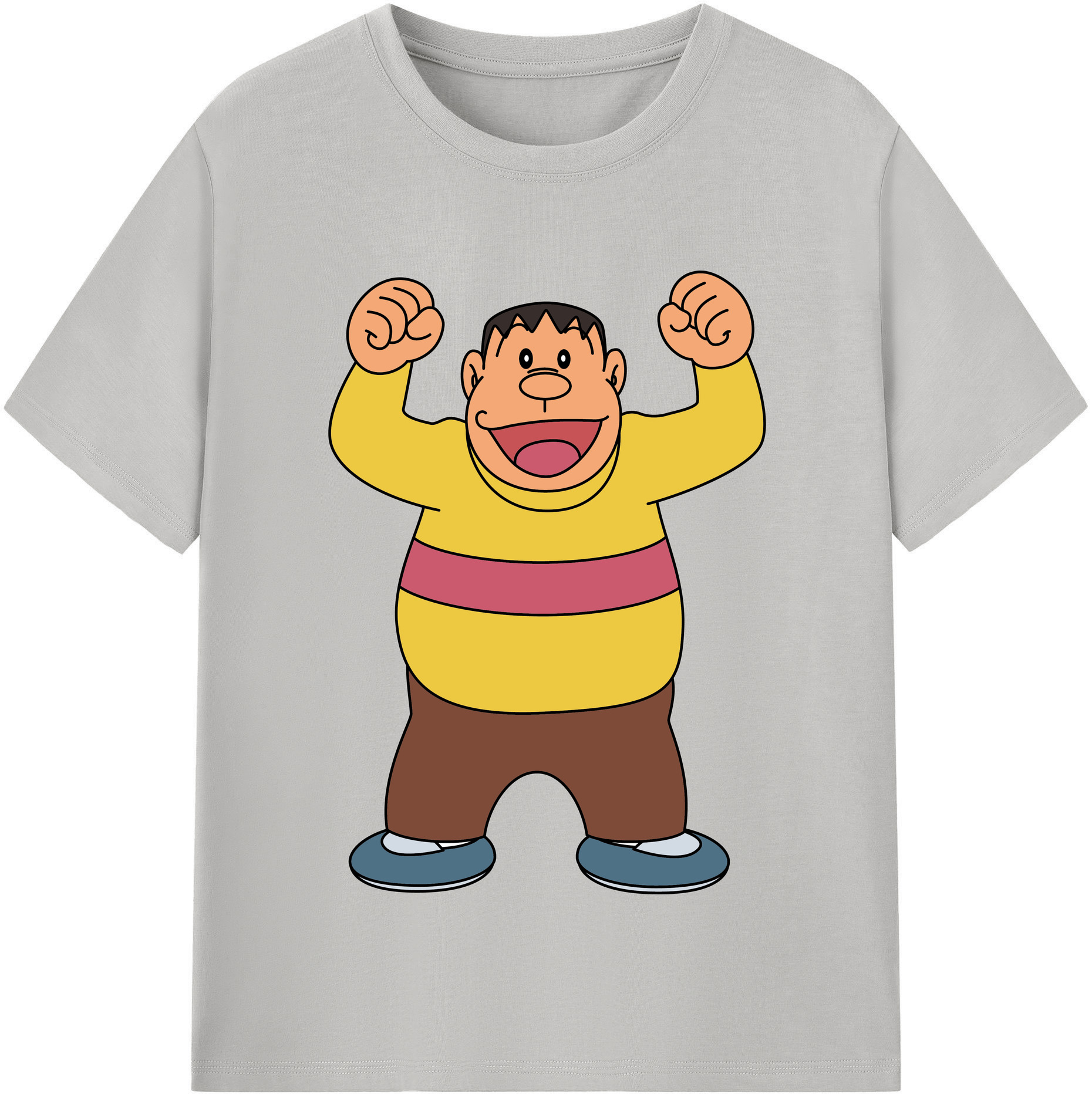 （画像用） ドラえもん 剛田武 Doraemon Gouta Takeshi レディースカジュアルプリントTシャツ（綿100％）