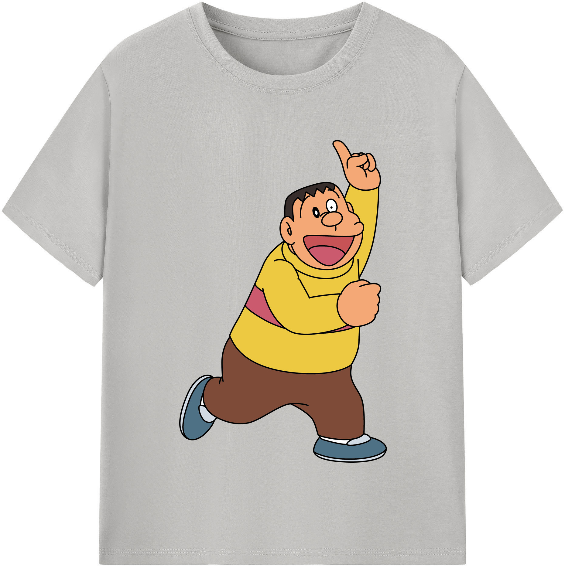 （画像用） ドラえもん 剛田武 Doraemon Gouta Takeshi レディースカジュアルプリントTシャツ（綿100％）
