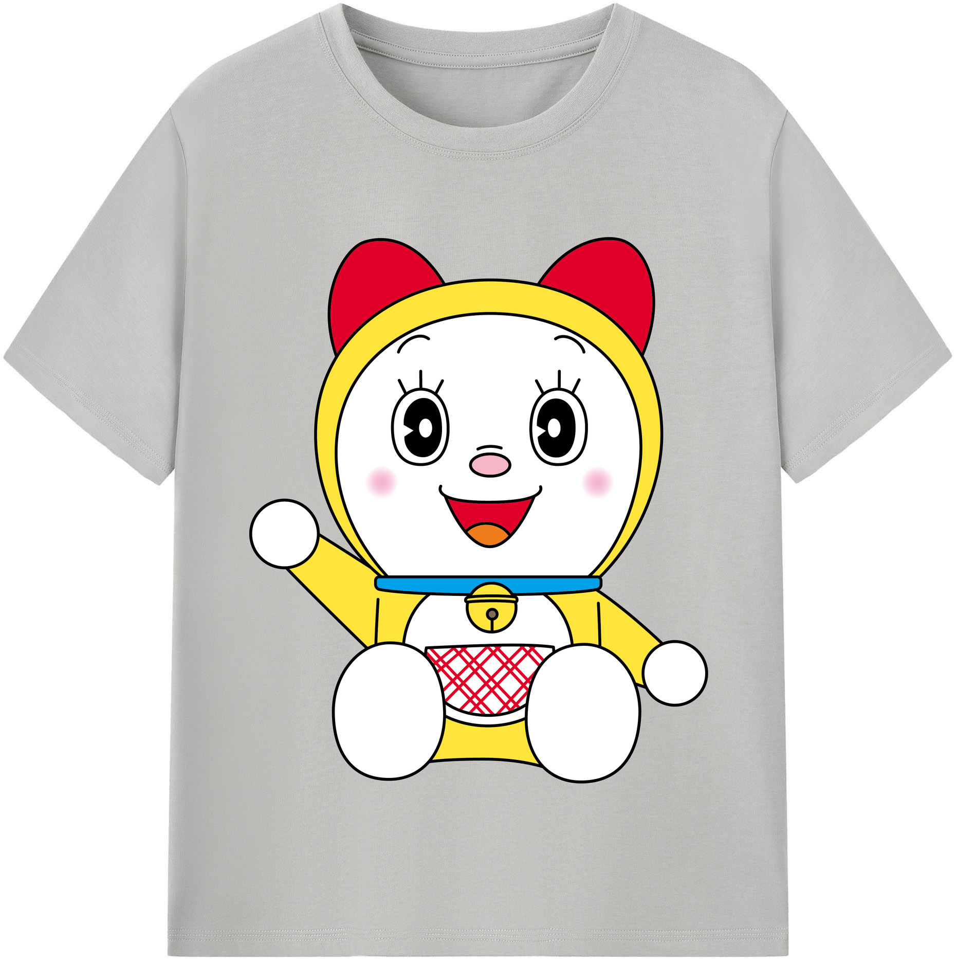 （画像用） ドラえもん ドラミ Doraemon Dorami レディースカジュアルプリントTシャツ（綿100％）