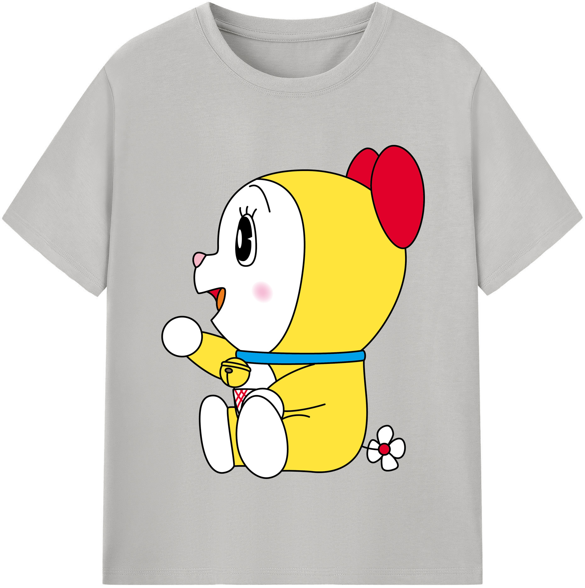 （画像用） ドラえもん ドラミ Doraemon Dorami レディースカジュアルプリントTシャツ（綿100％）