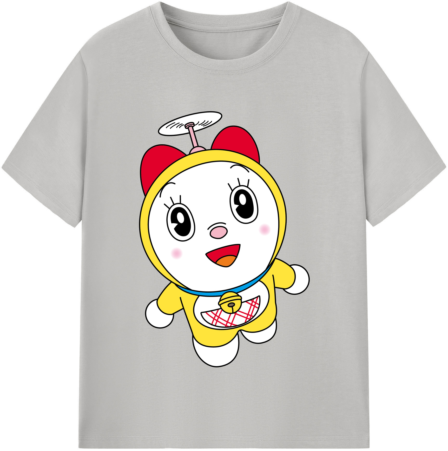 （画像用） ドラえもん ドラミ Doraemon Dorami レディースカジュアルプリントTシャツ（綿100％）
