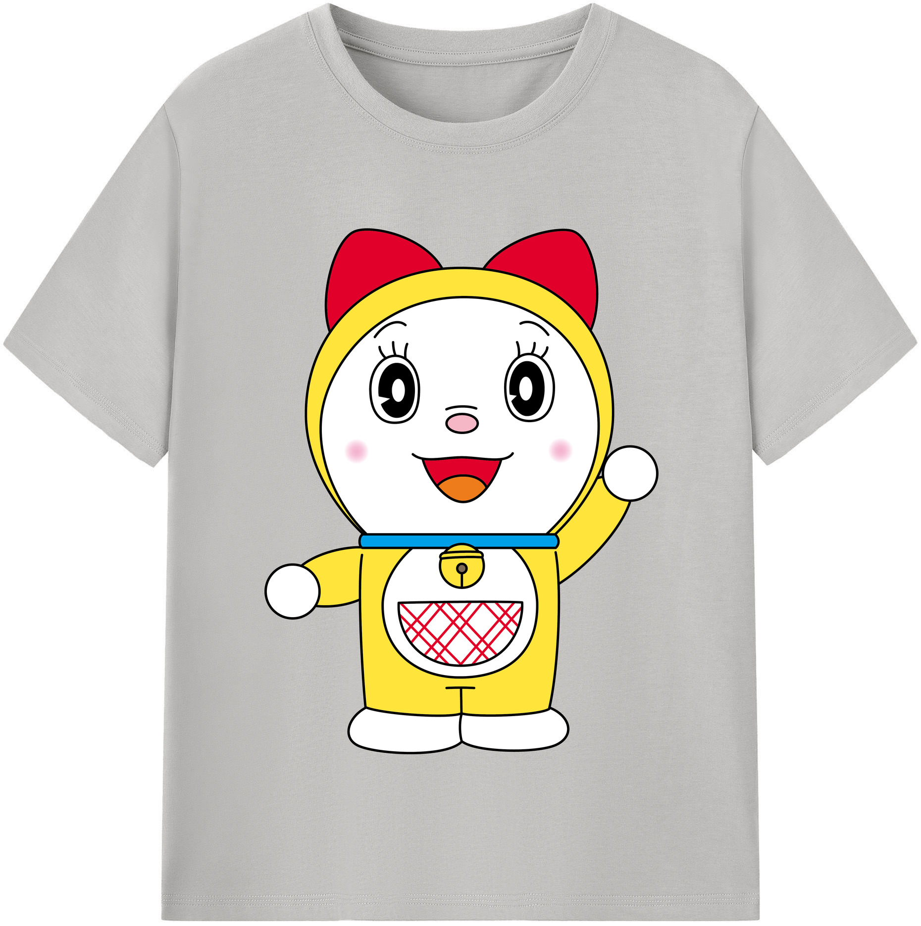 （画像用） ドラえもん ドラミ Doraemon Dorami レディースカジュアルプリントTシャツ（綿100％）