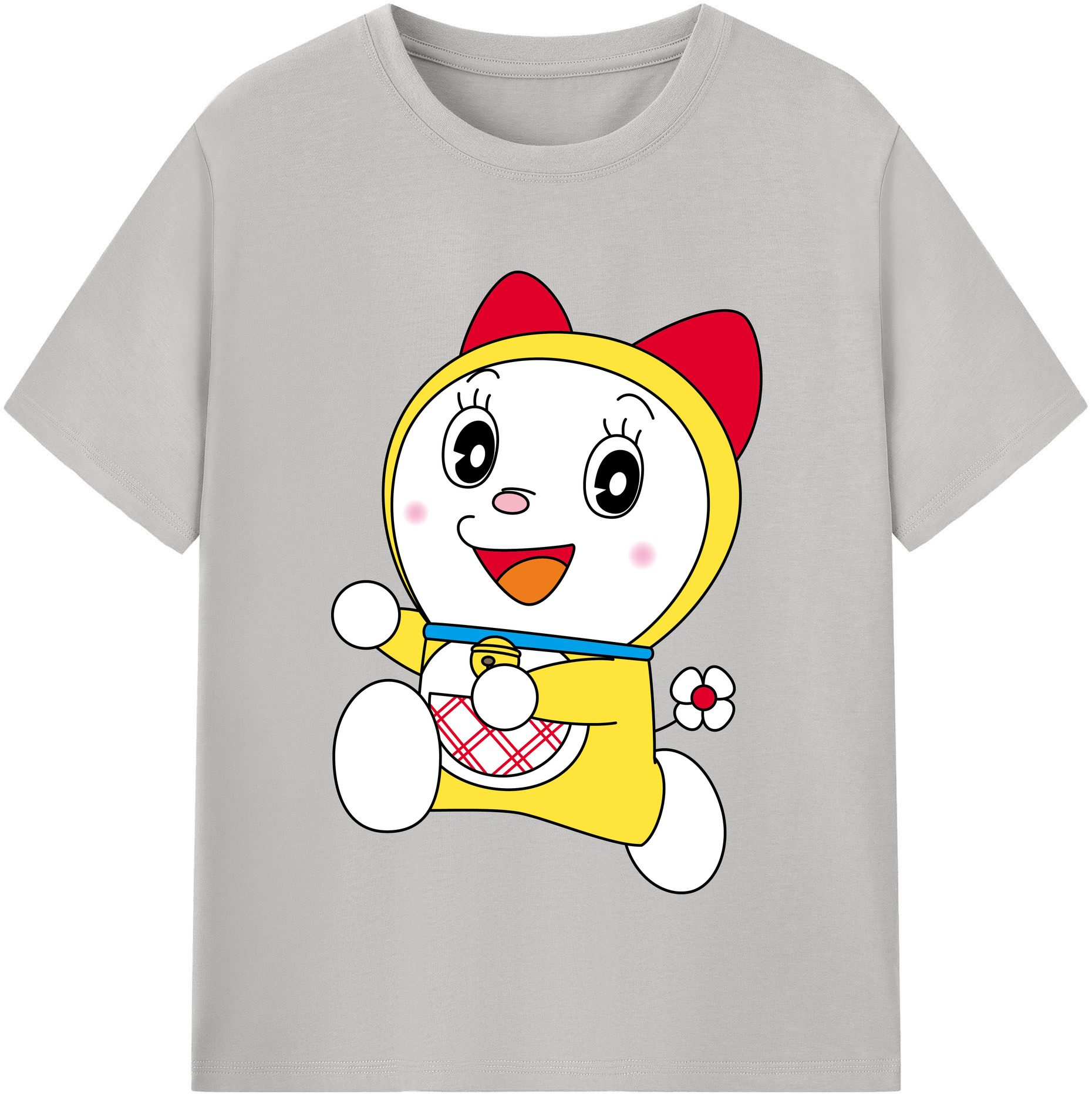 （画像用） ドラえもん ドラミ Doraemon Dorami レディースカジュアルプリントTシャツ（綿100％）