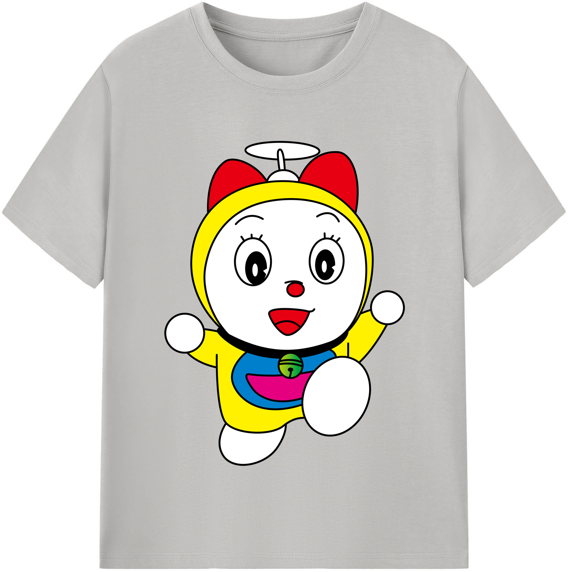 （画像用） ドラえもん ドラミ Doraemon Dorami レディースカジュアルプリントTシャツ（綿100％）