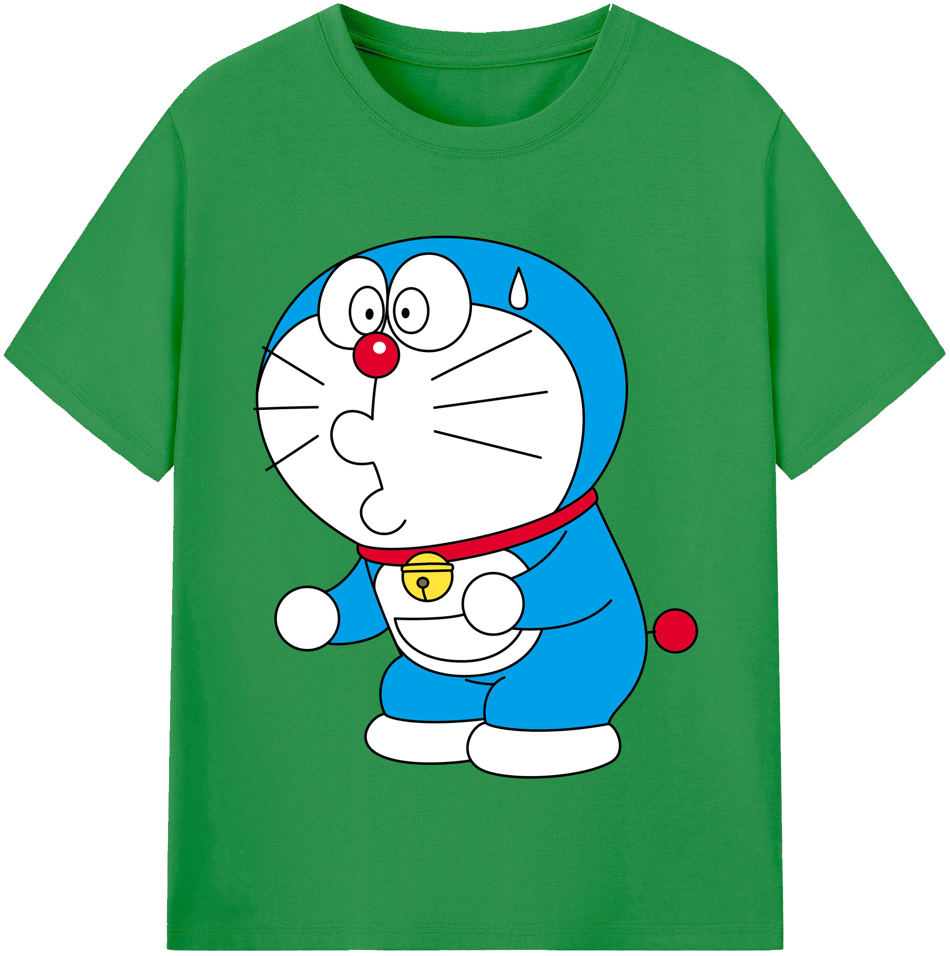 （画像用） ドラえもん Doraemon レディースカジュアルプリントTシャツ（綿100％）