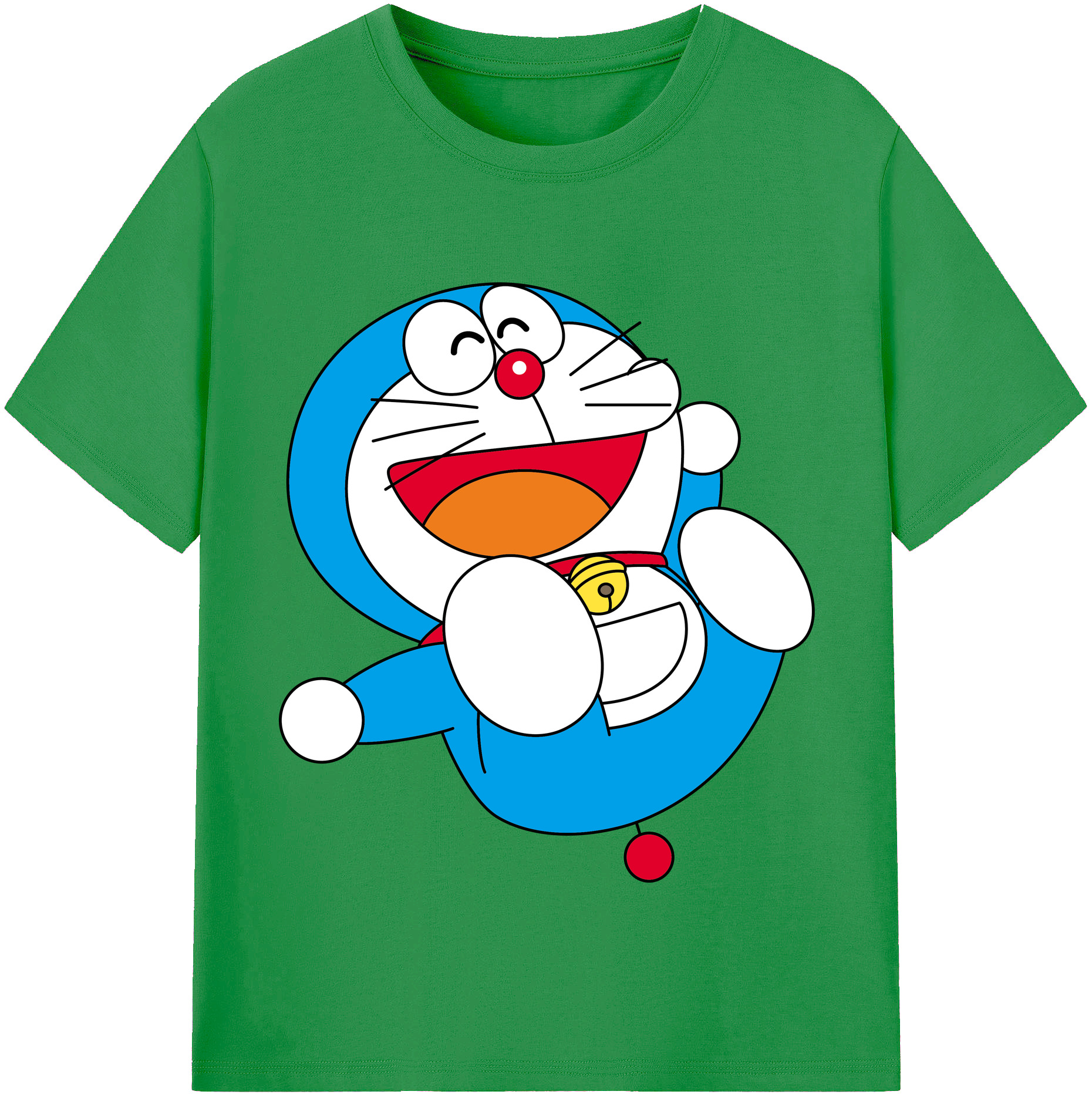 （画像用） ドラえもん Doraemon レディースカジュアルプリントTシャツ（綿100％）