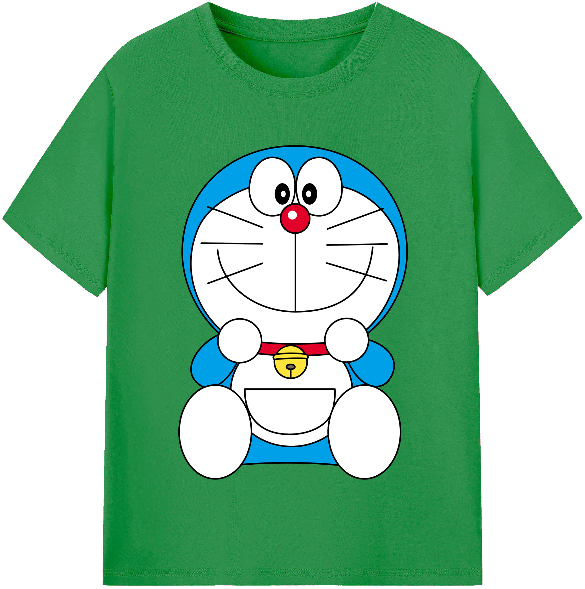 （画像用） ドラえもん Doraemon レディースカジュアルプリントTシャツ（綿100％）