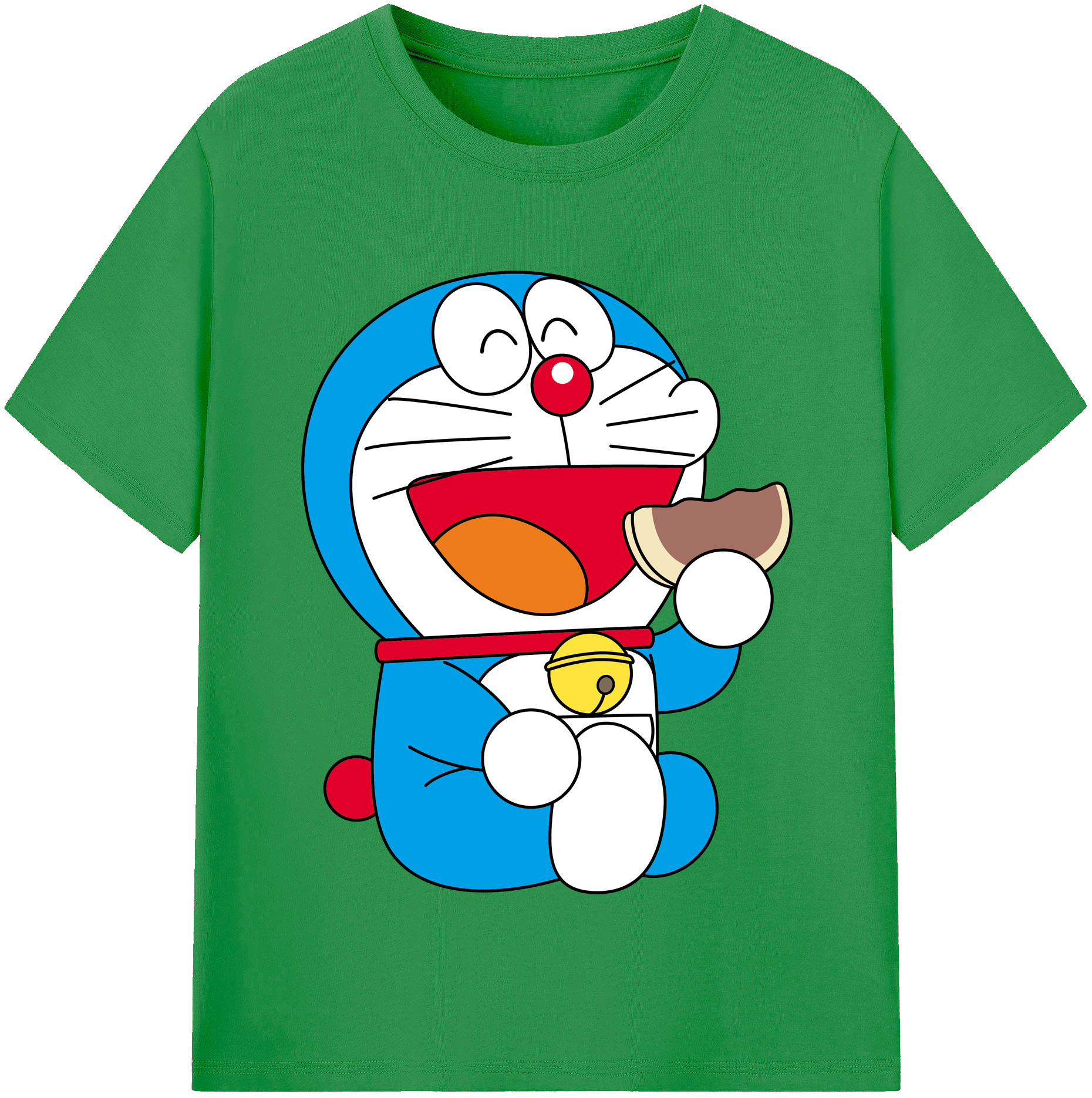 （画像用） ドラえもん Doraemon レディースカジュアルプリントTシャツ（綿100％）