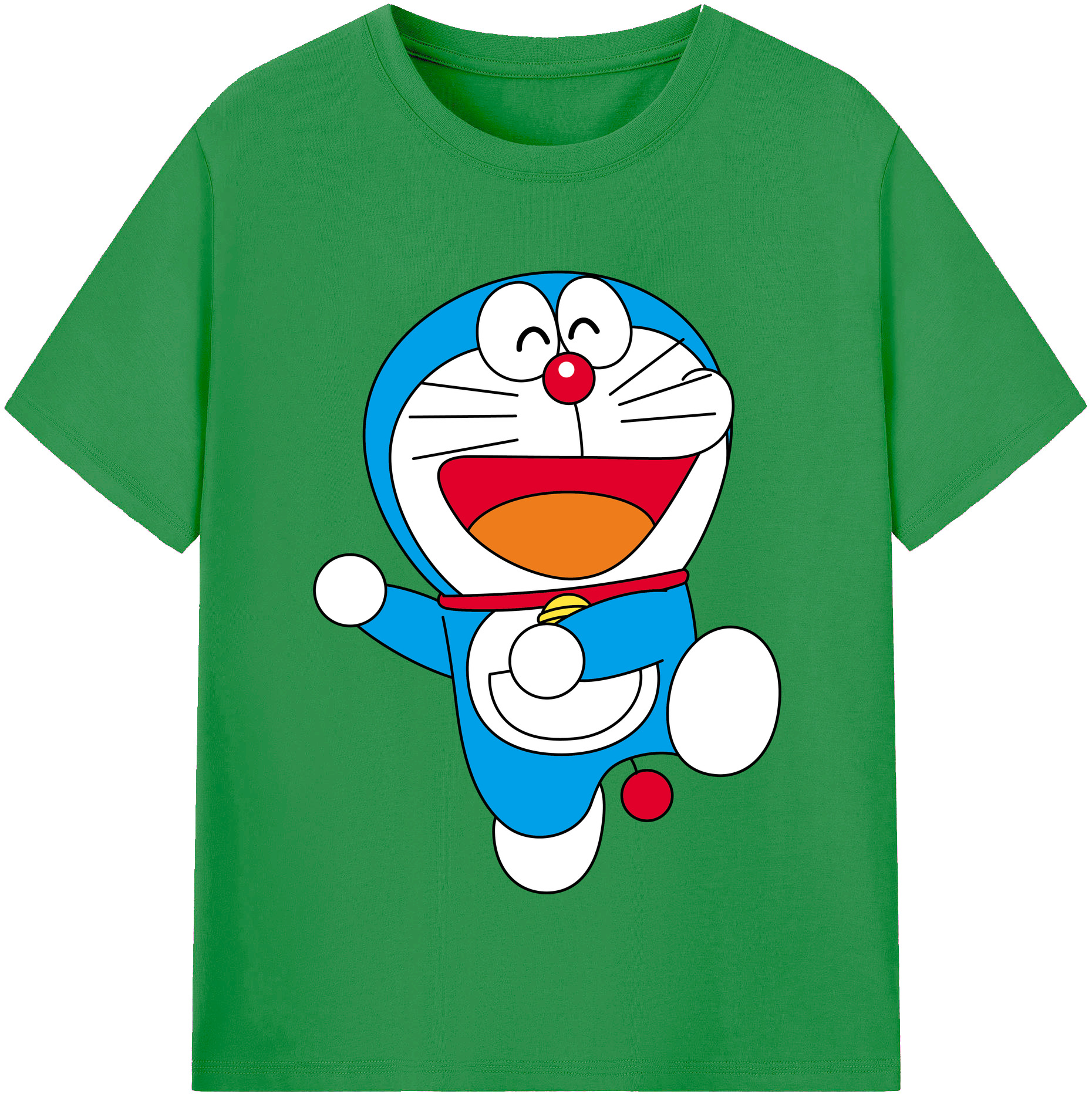 （画像用） ドラえもん Doraemon レディースカジュアルプリントTシャツ（綿100％）