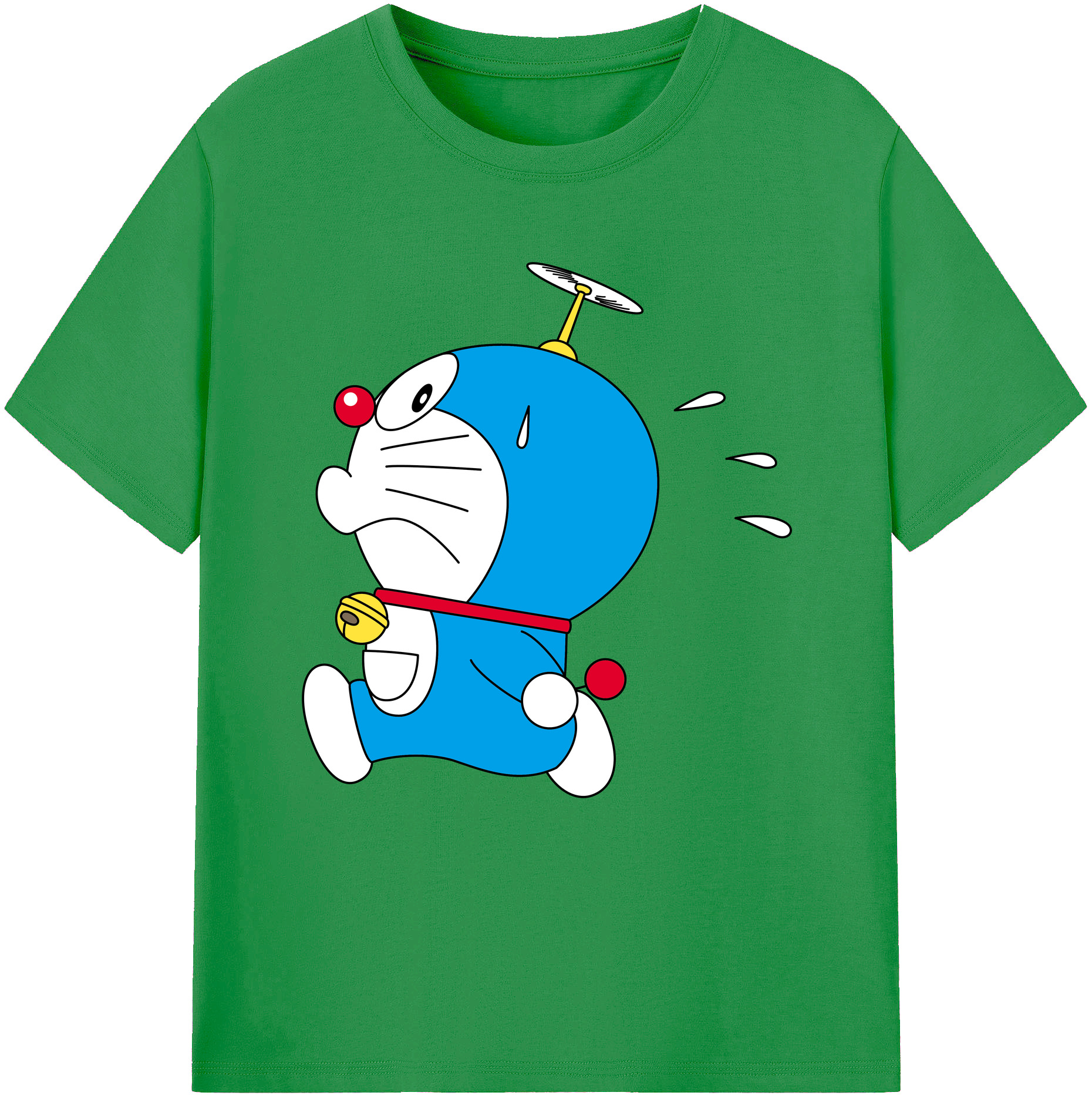 （画像用） ドラえもん Doraemon レディースカジュアルプリントTシャツ（綿100％）