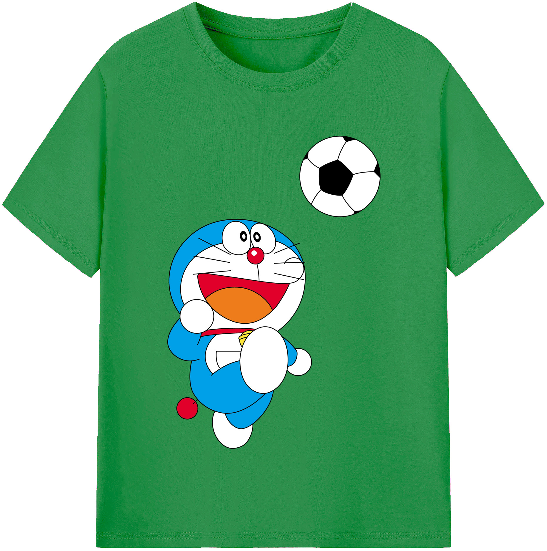 （画像用） ドラえもん Doraemon レディースカジュアルプリントTシャツ（綿100％）