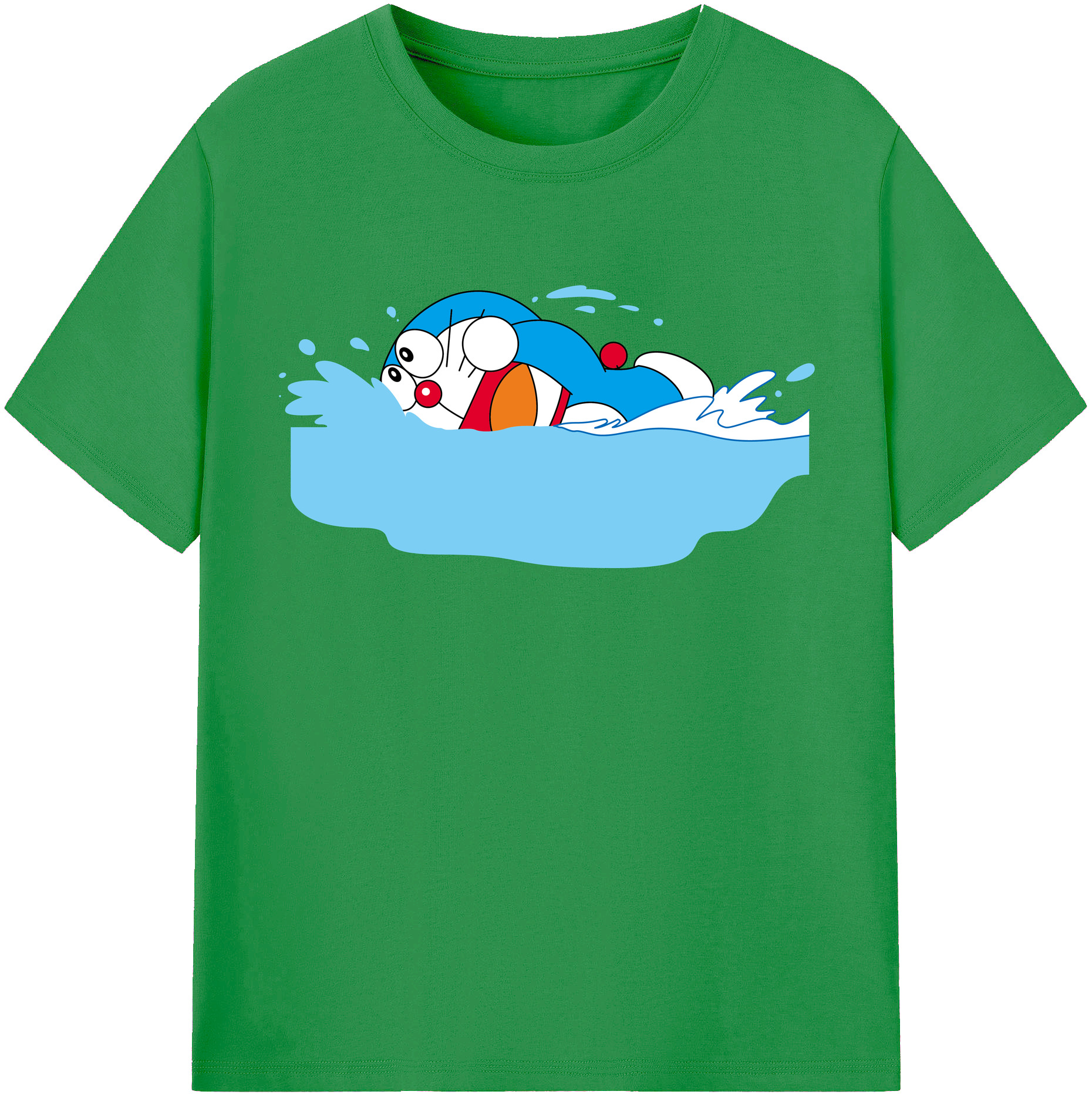 （画像用） ドラえもん Doraemon レディースカジュアルプリントTシャツ（綿100％）