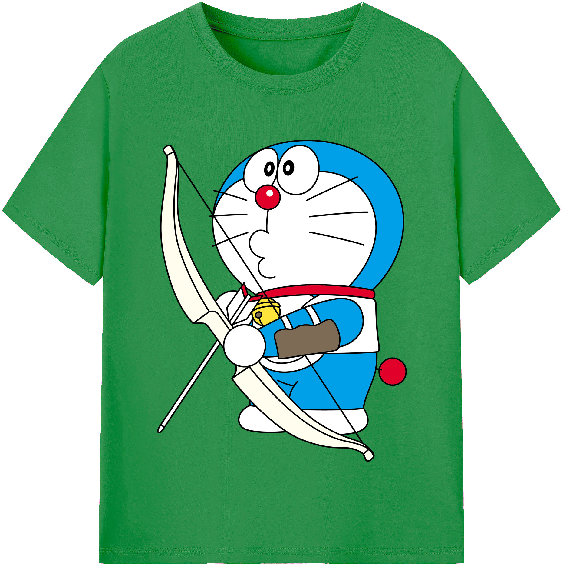 （画像用） ドラえもん Doraemon レディースカジュアルプリントTシャツ（綿100％）