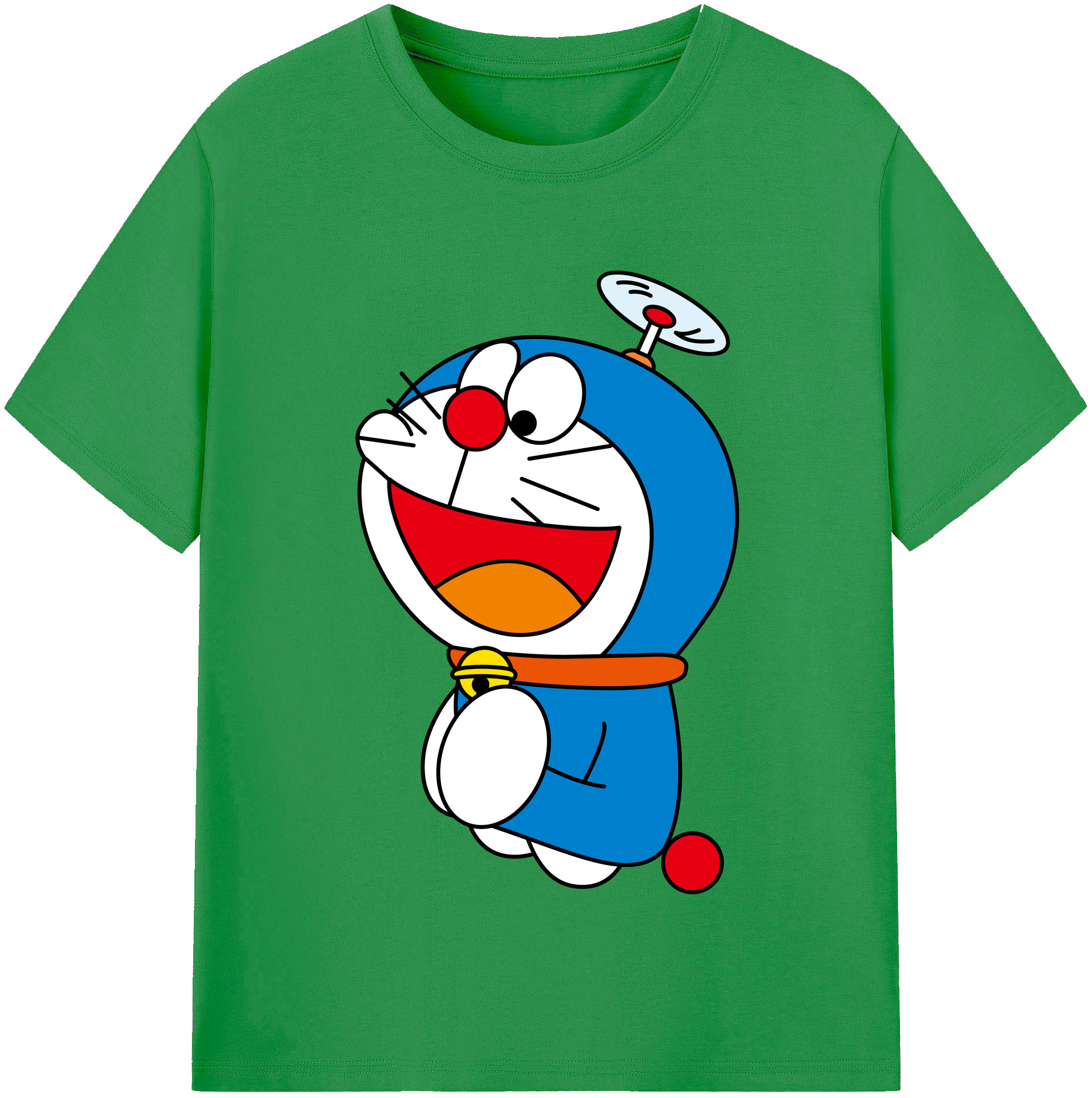 （画像用） ドラえもん Doraemon レディースカジュアルプリントTシャツ（綿100％）