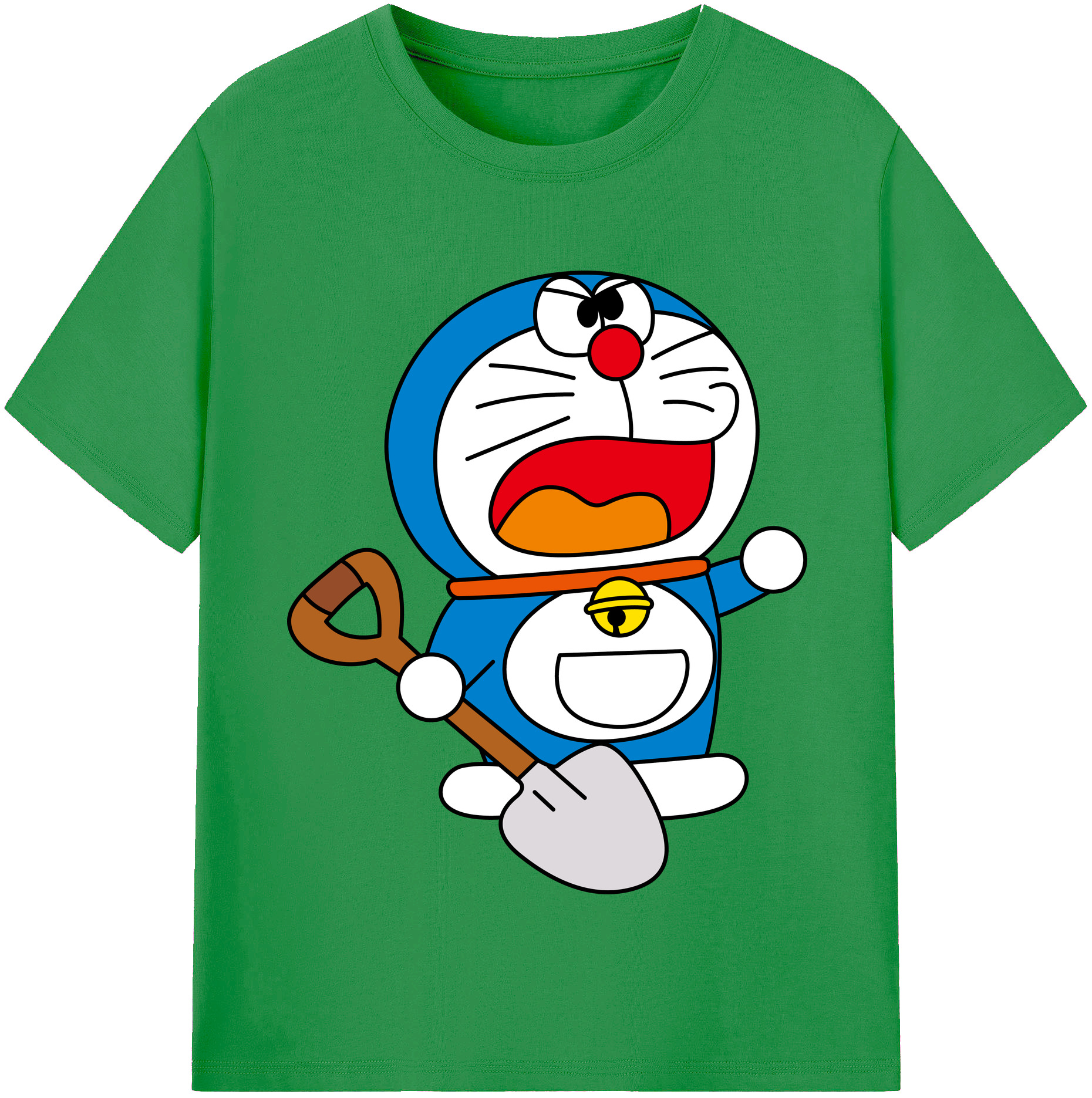 （画像用） ドラえもん Doraemon レディースカジュアルプリントTシャツ（綿100％）