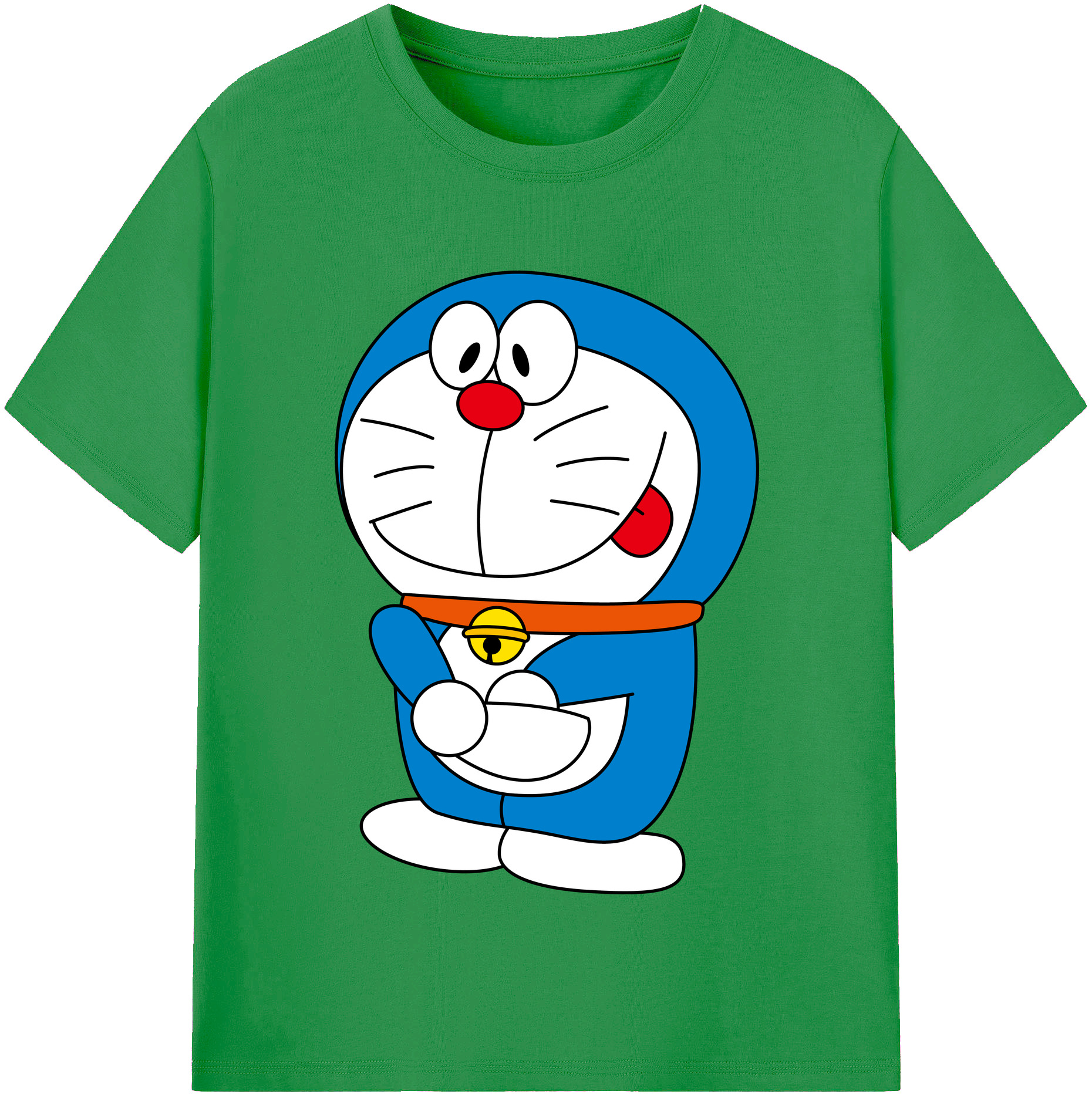 （画像用） ドラえもん Doraemon レディースカジュアルプリントTシャツ（綿100％）