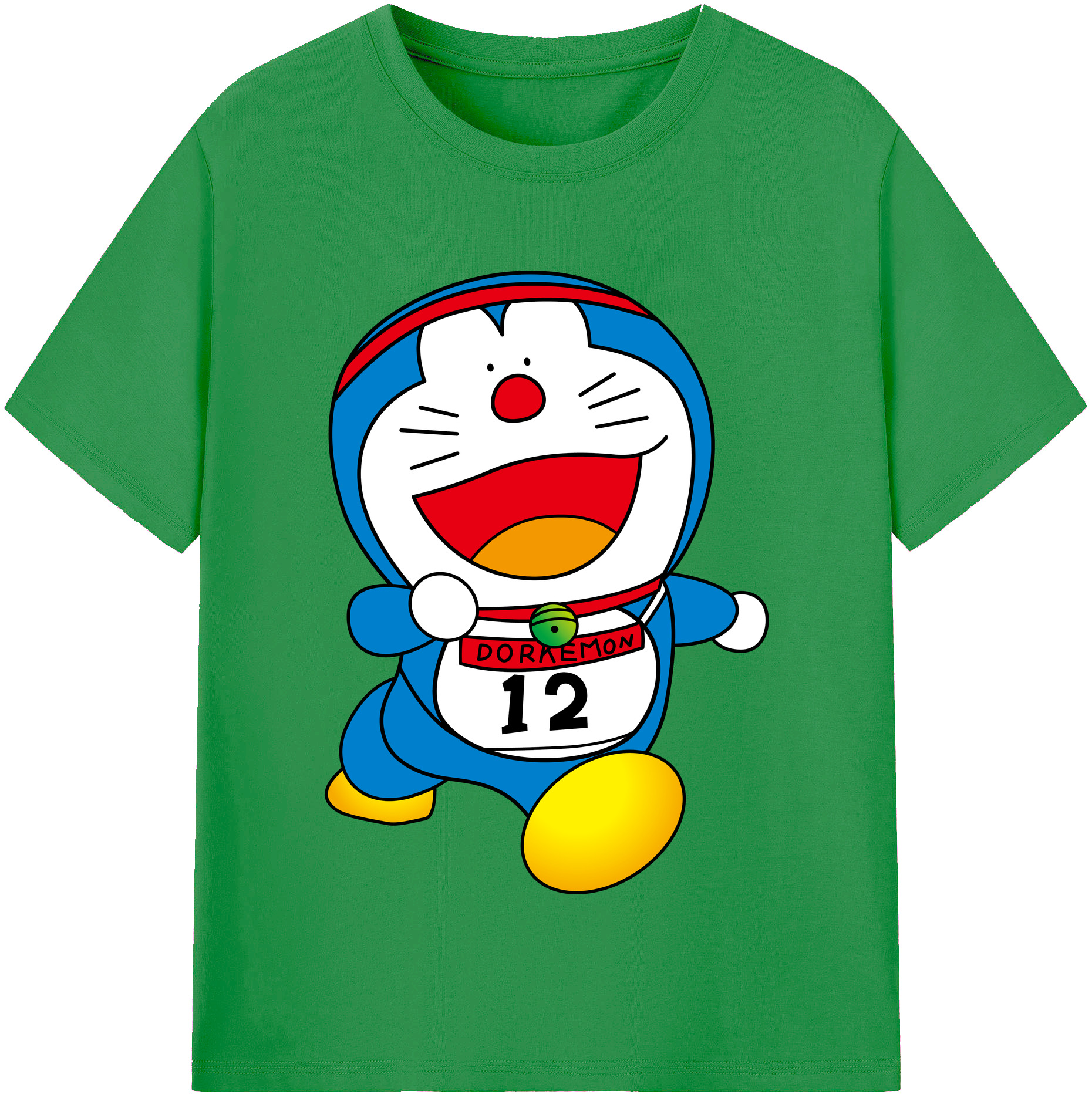 （画像用） ドラえもん Doraemon レディースカジュアルプリントTシャツ（綿100％）