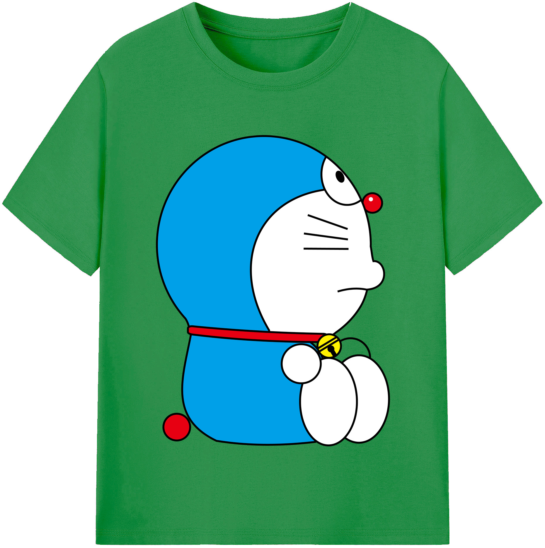 （画像用） ドラえもん Doraemon レディースカジュアルプリントTシャツ（綿100％）