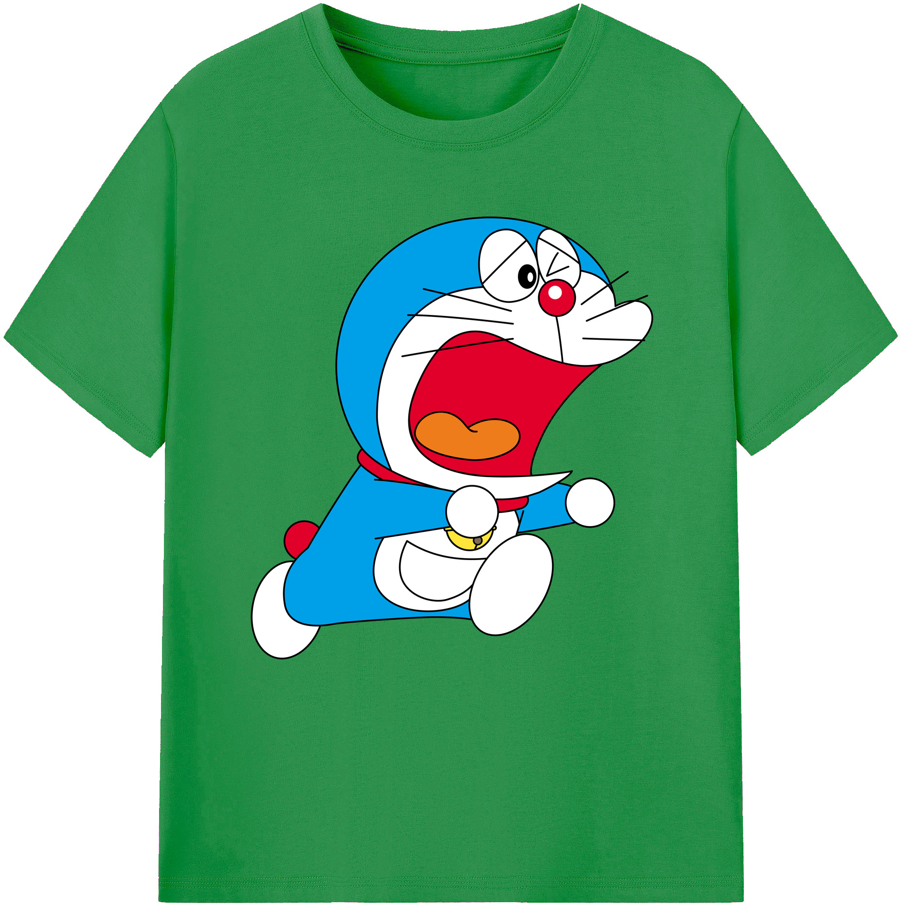 （画像用） ドラえもん Doraemon レディースカジュアルプリントTシャツ（綿100％）