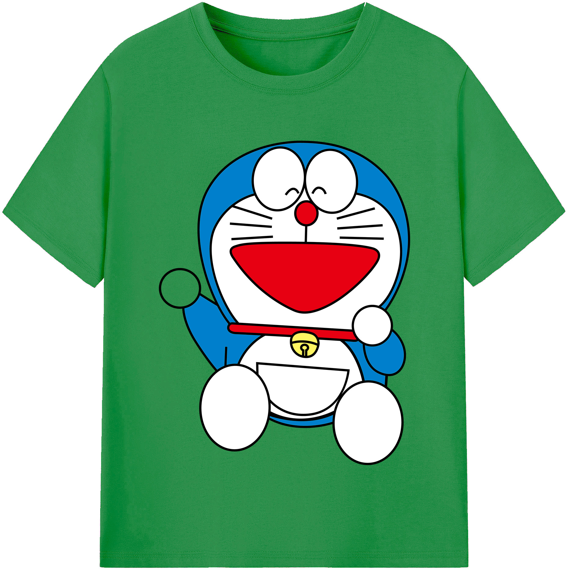 （画像用） ドラえもん Doraemon レディースカジュアルプリントTシャツ（綿100％）