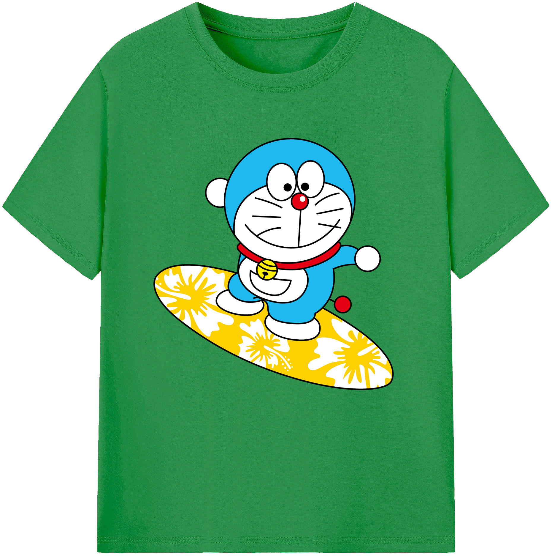 （画像用） ドラえもん Doraemon レディースカジュアルプリントTシャツ（綿100％）