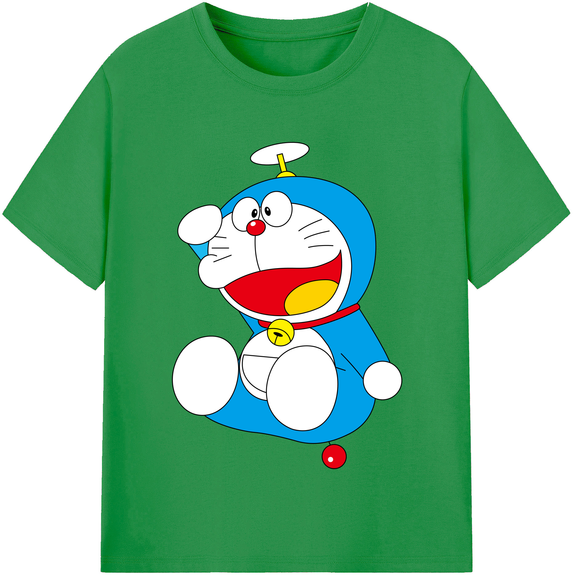 （画像用） ドラえもん Doraemon レディースカジュアルプリントTシャツ（綿100％）