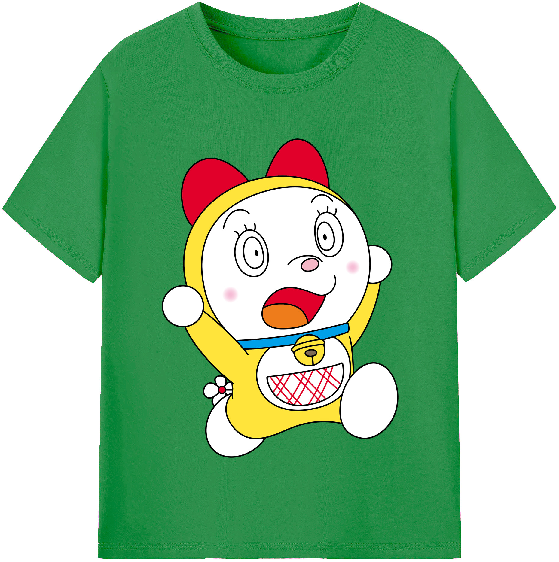 （画像用） ドラえもん ドラミ Doraemon Dorami レディースカジュアルプリントTシャツ（綿100％）