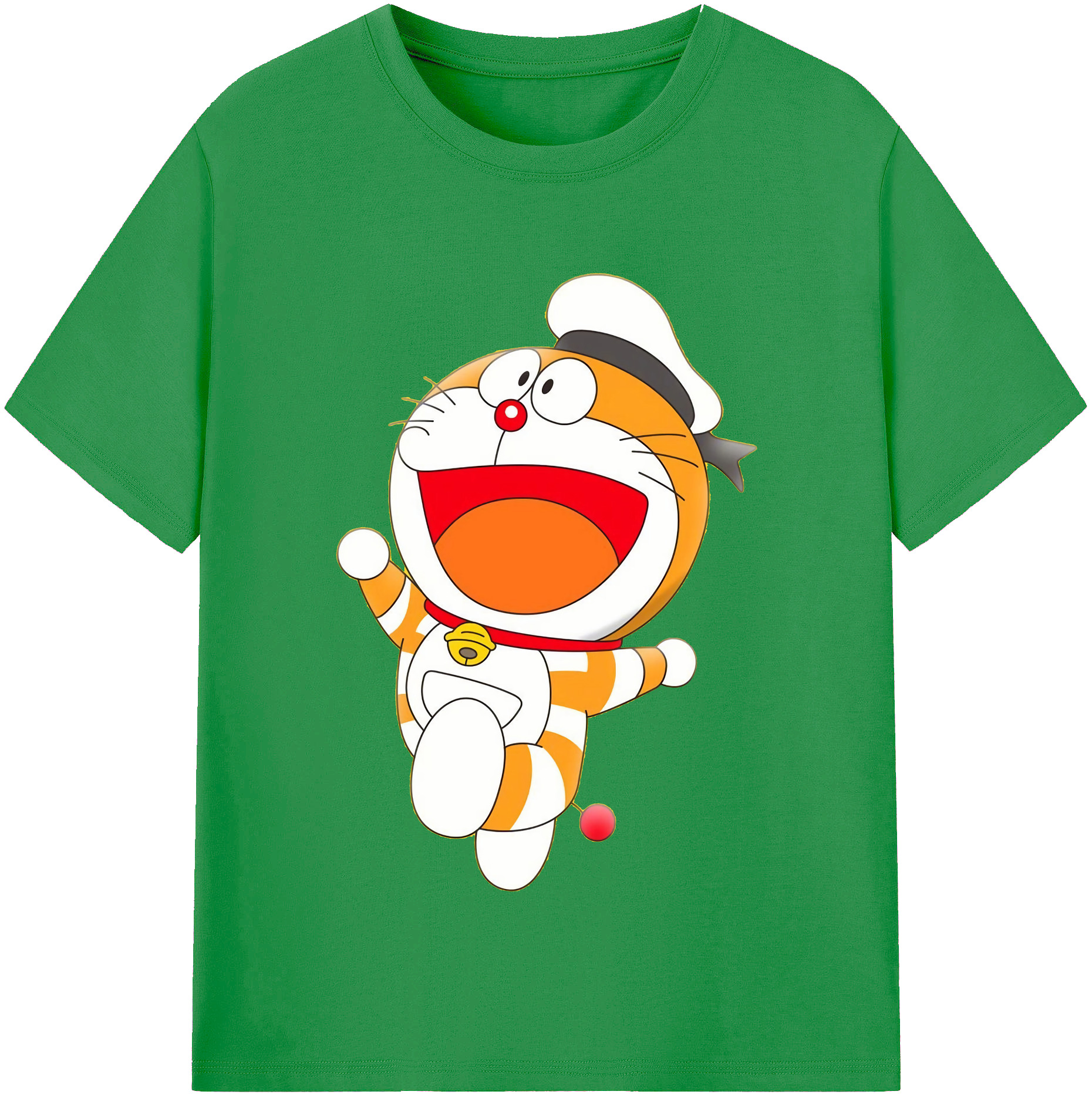 （画像用） ドラえもん Doraemon レディースカジュアルプリントTシャツ（綿100％）