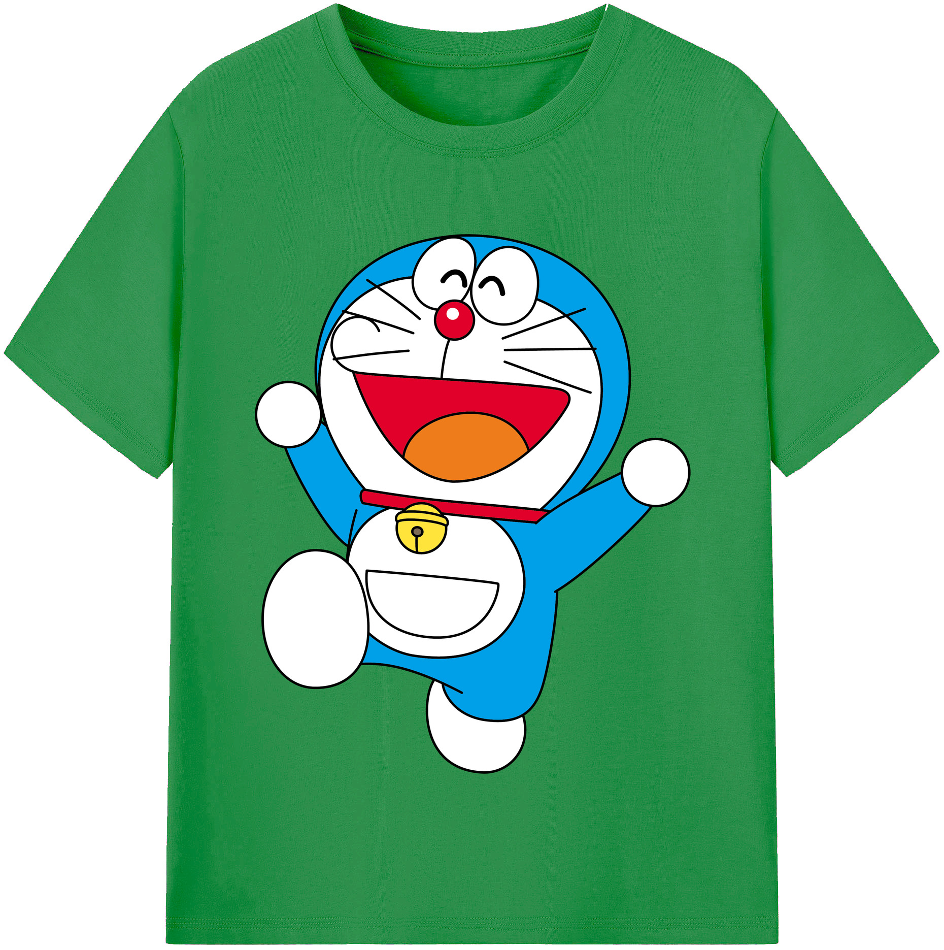 （画像用） ドラえもん Doraemon レディースカジュアルプリントTシャツ（綿100％）