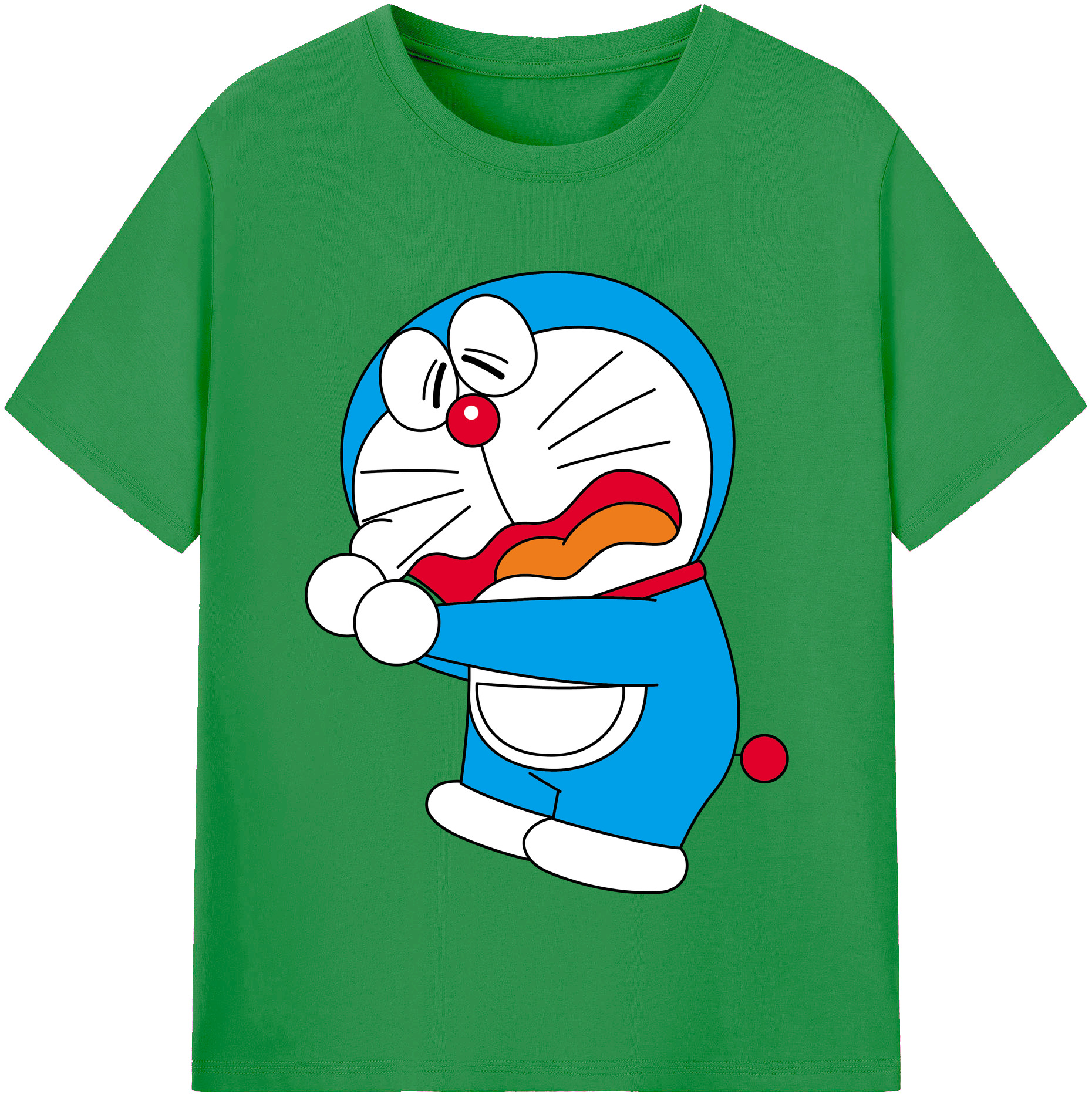 （画像用） ドラえもん Doraemon レディースカジュアルプリントTシャツ（綿100％）
