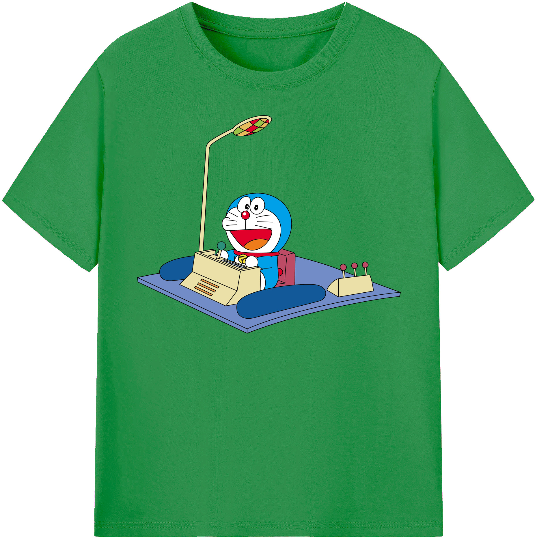（画像用） ドラえもん Doraemon レディースカジュアルプリントTシャツ（綿100％）