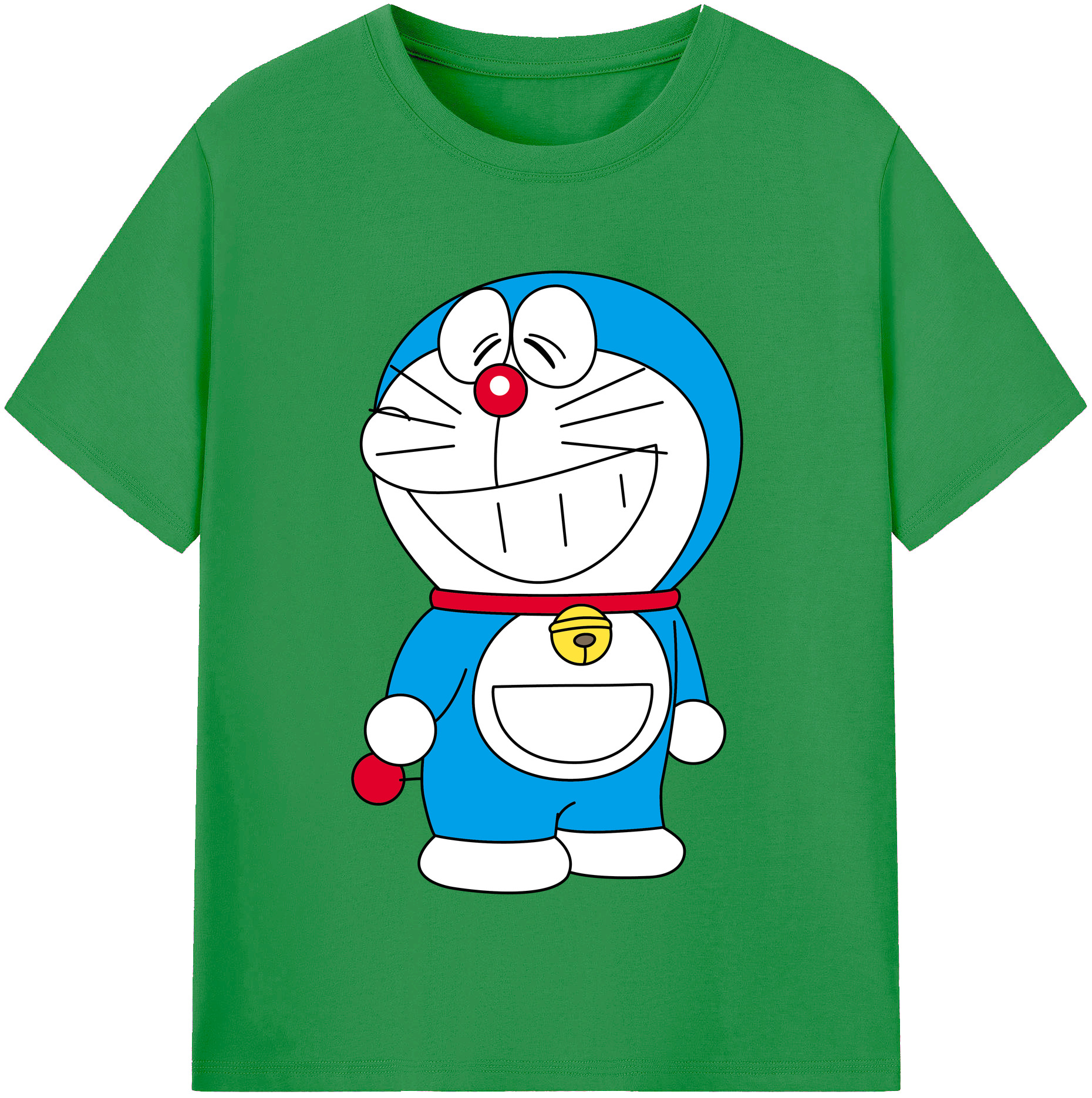 （画像用） ドラえもん Doraemon レディースカジュアルプリントTシャツ（綿100％）