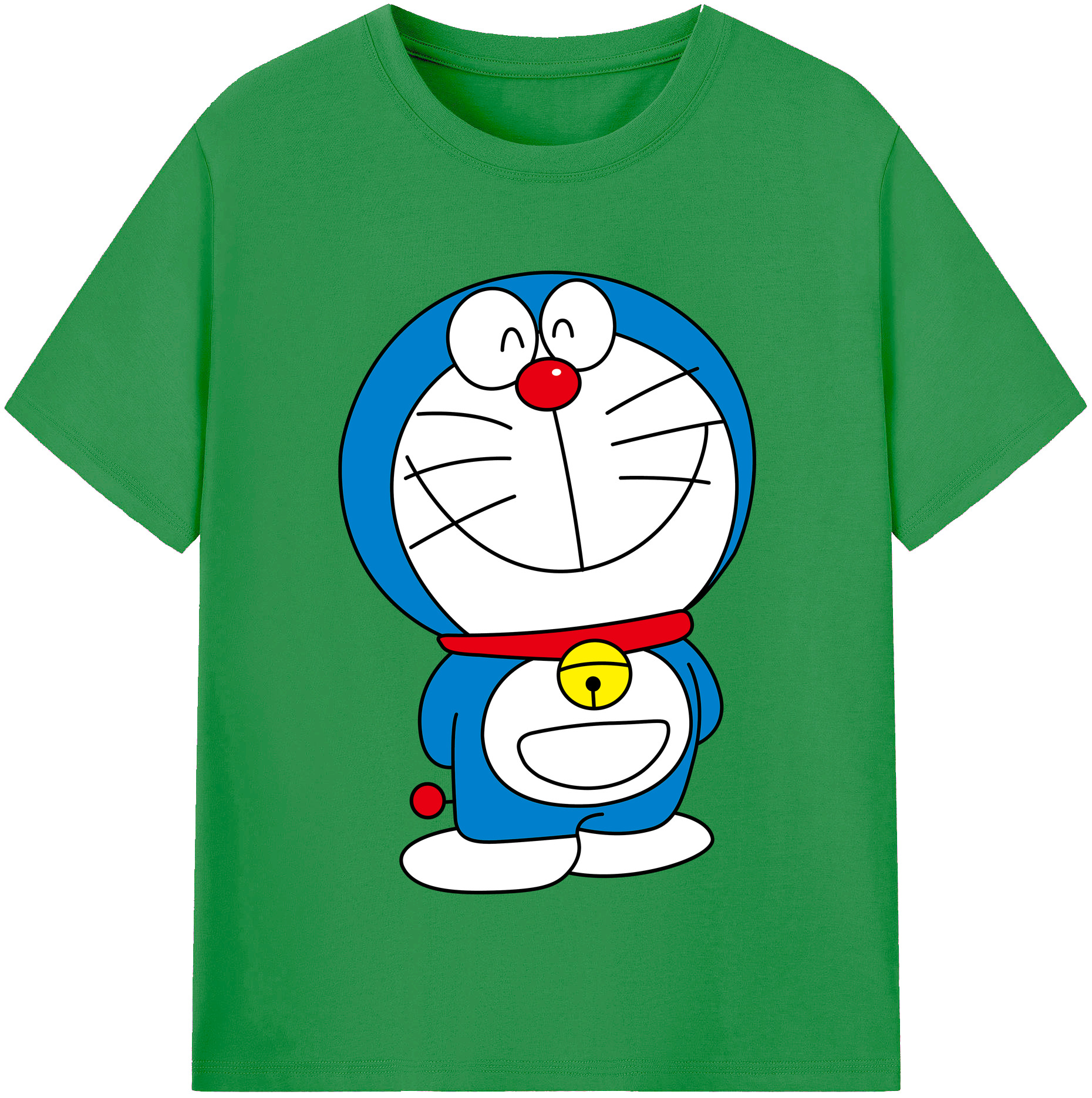 （画像用） ドラえもん Doraemon レディースカジュアルプリントTシャツ（綿100％）