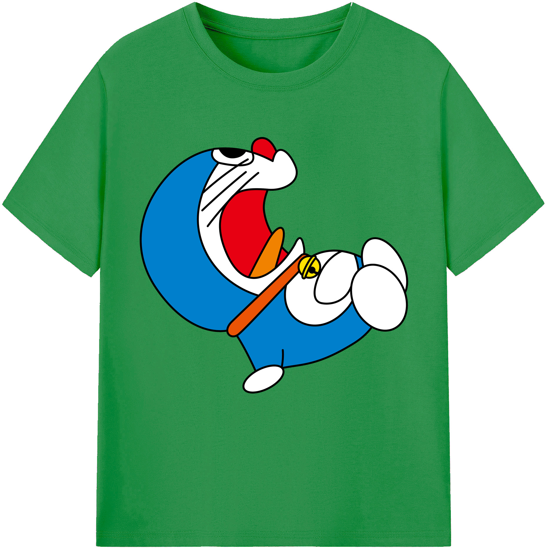 （画像用） ドラえもん Doraemon レディースカジュアルプリントTシャツ（綿100％）