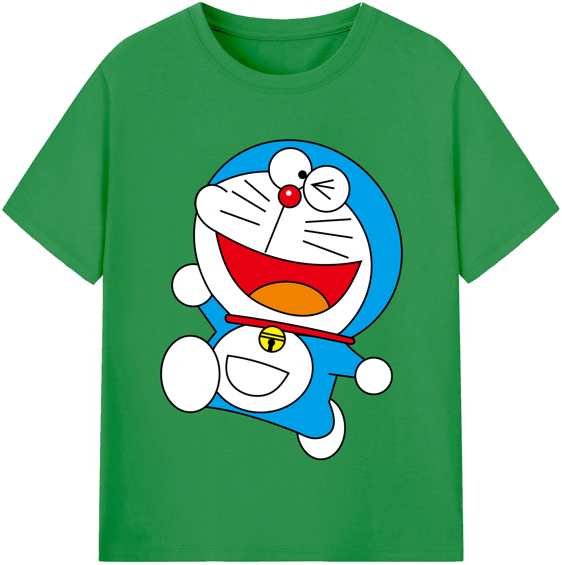 （画像用） ドラえもん Doraemon レディースカジュアルプリントTシャツ（綿100％）