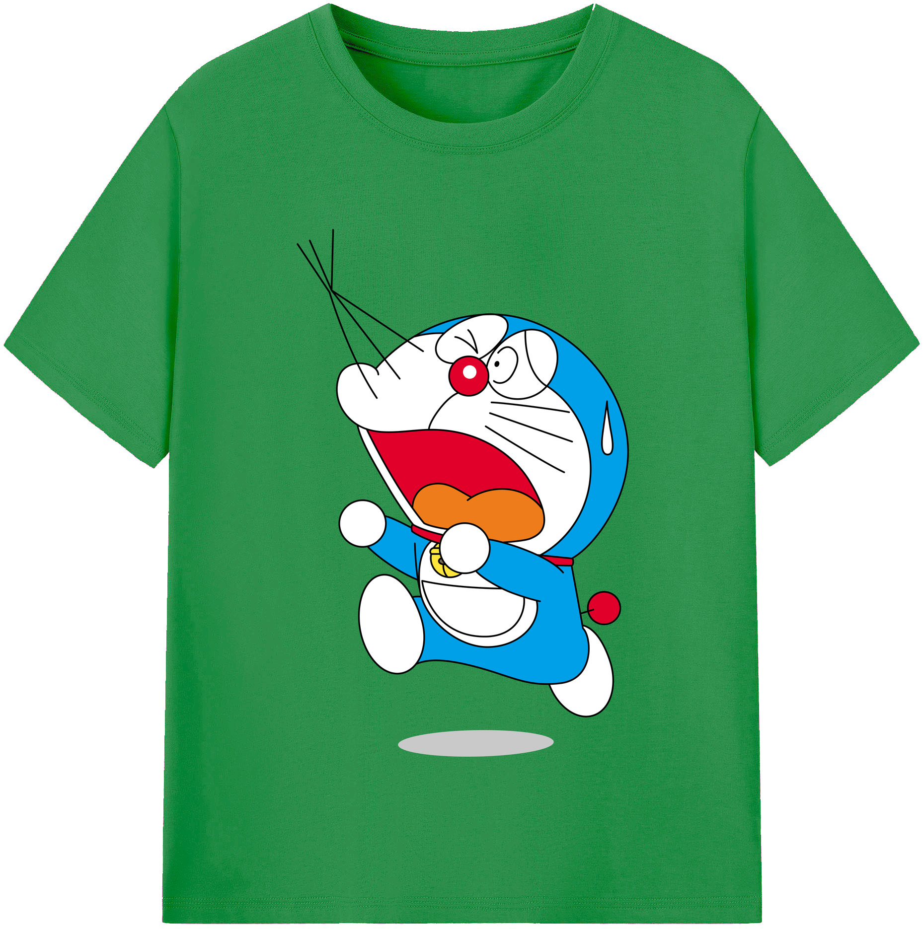 （画像用） ドラえもん Doraemon レディースカジュアルプリントTシャツ（綿100％）