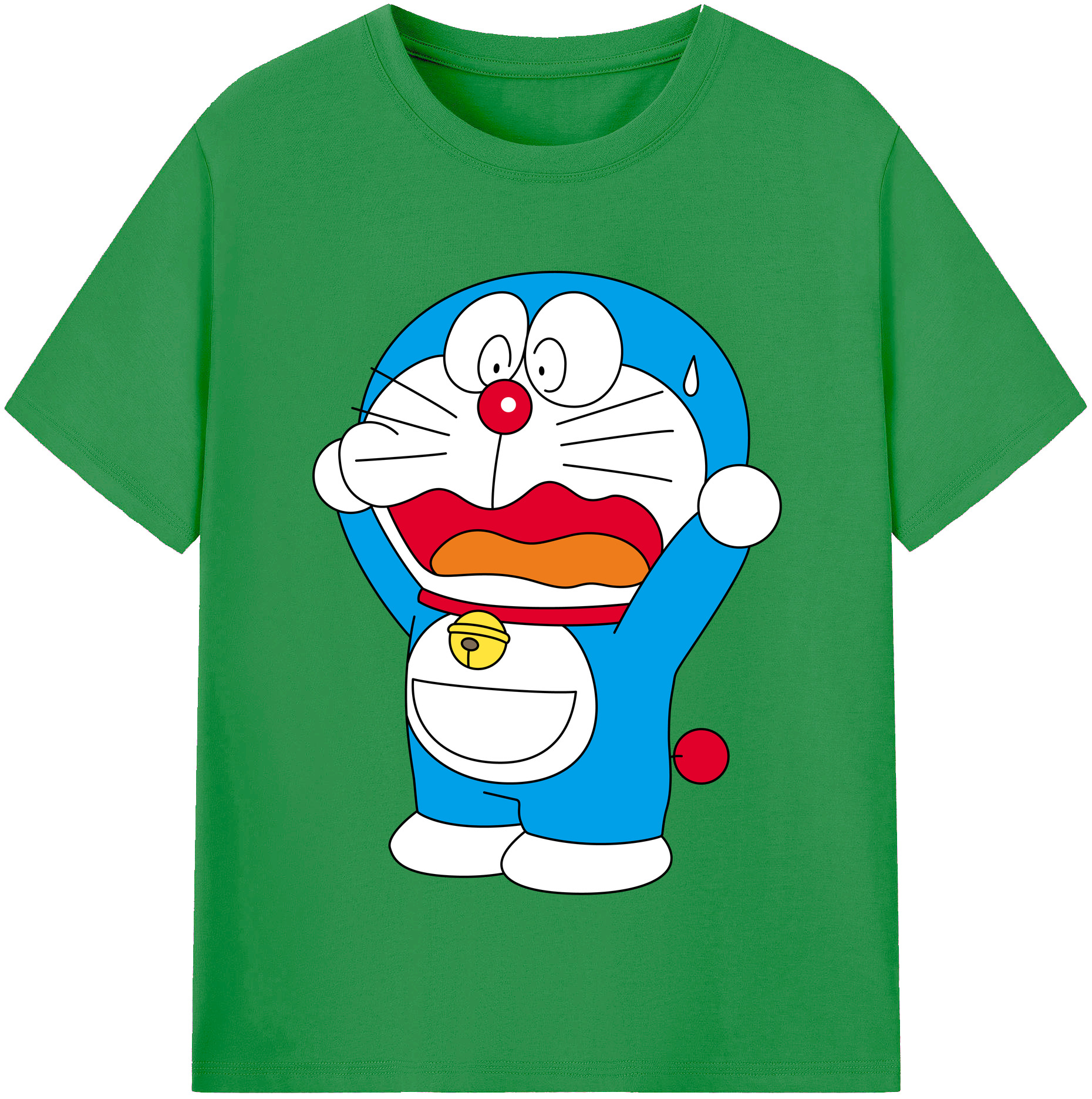 （画像用） ドラえもん Doraemon レディースカジュアルプリントTシャツ（綿100％）