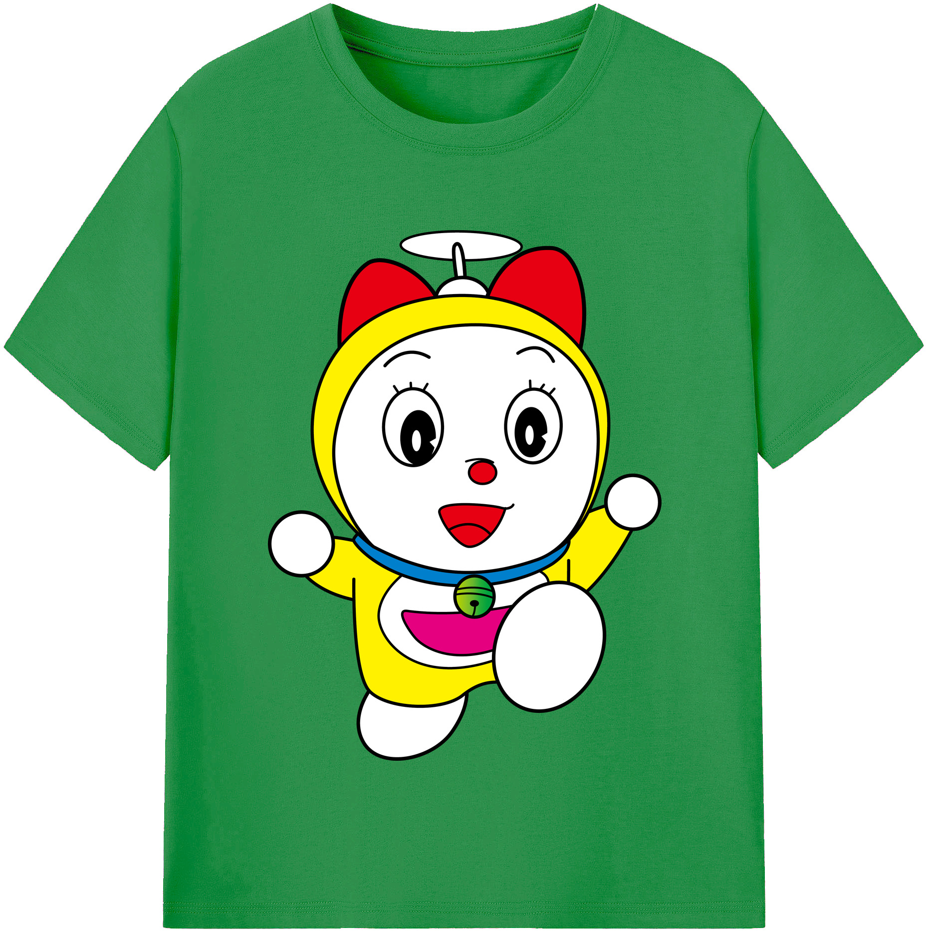 （画像用） ドラえもん ドラミ Doraemon Dorami レディースカジュアルプリントTシャツ（綿100％）