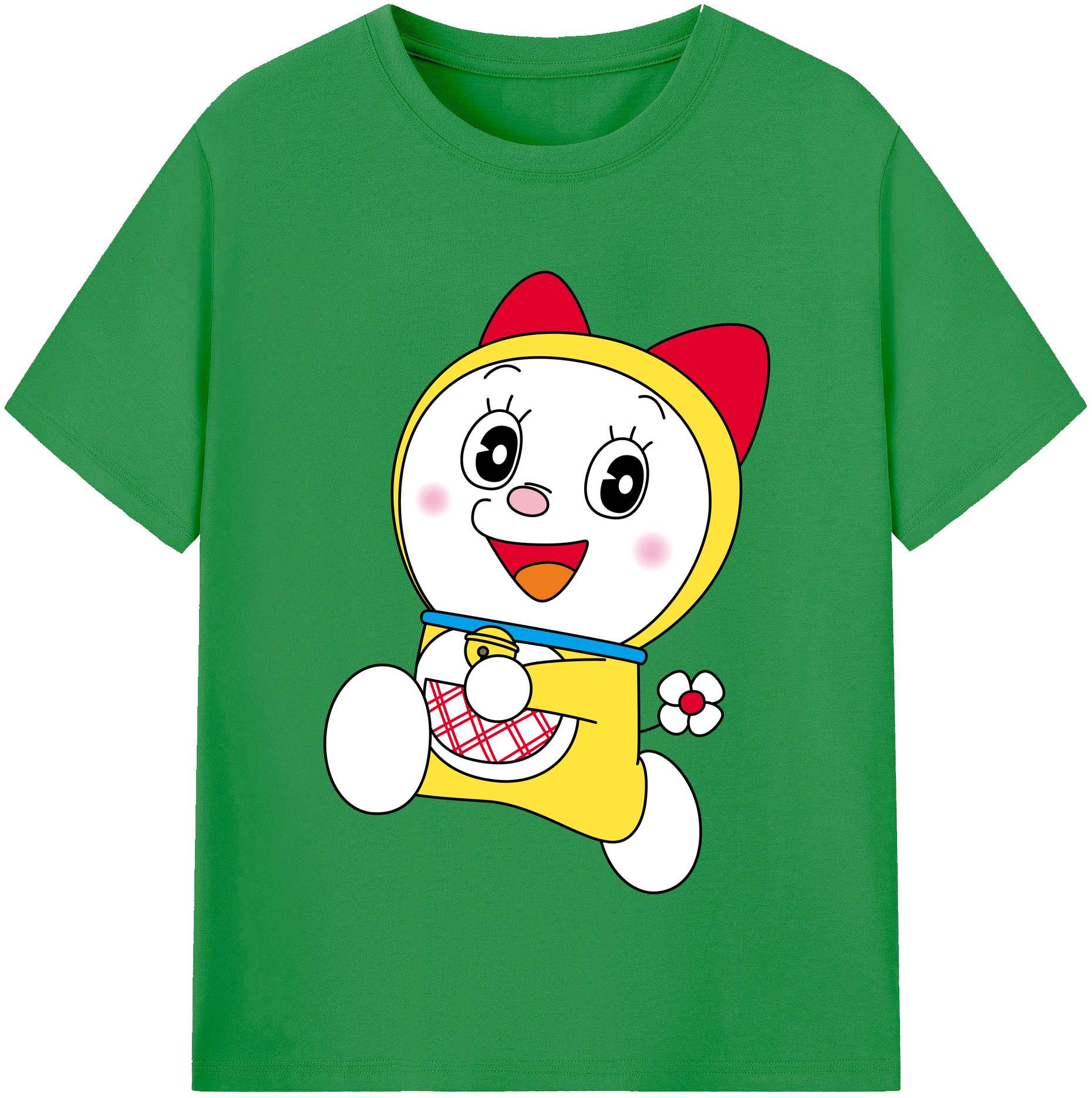 （画像用） ドラえもん ドラミ Doraemon Dorami レディースカジュアルプリントTシャツ（綿100％）