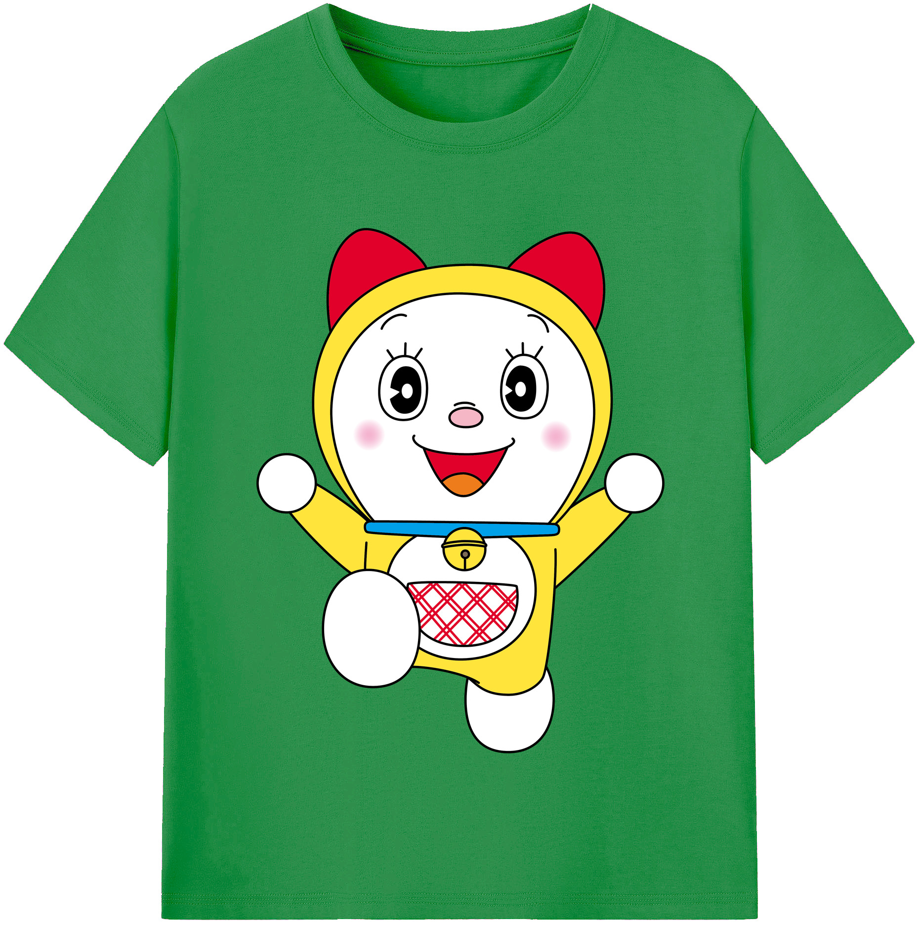 （画像用） ドラえもん ドラミ Doraemon Dorami レディースカジュアルプリントTシャツ（綿100％）
