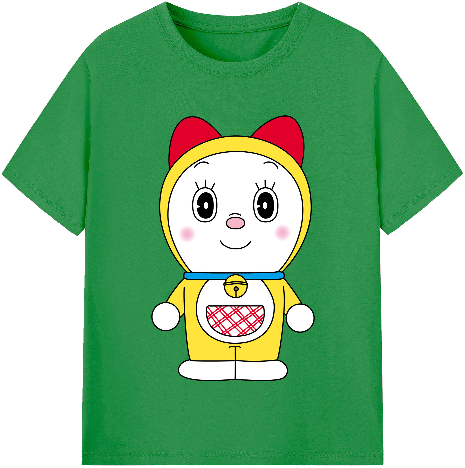 （画像用） ドラえもん ドラミ Doraemon Dorami レディースカジュアルプリントTシャツ（綿100％）