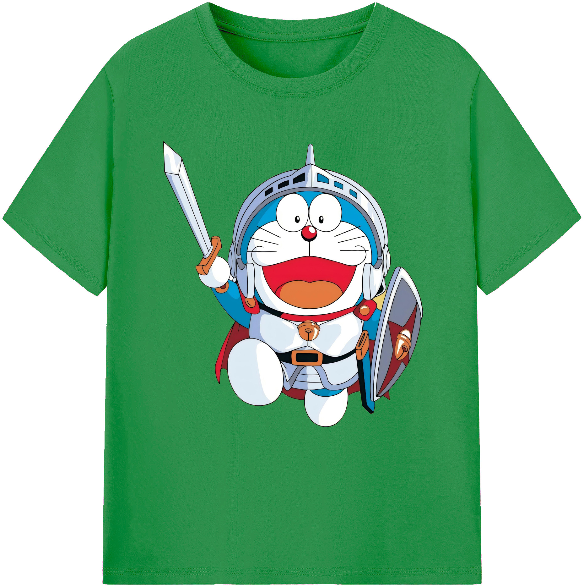 （画像用） ドラえもん Doraemon レディースカジュアルプリントTシャツ（綿100％）