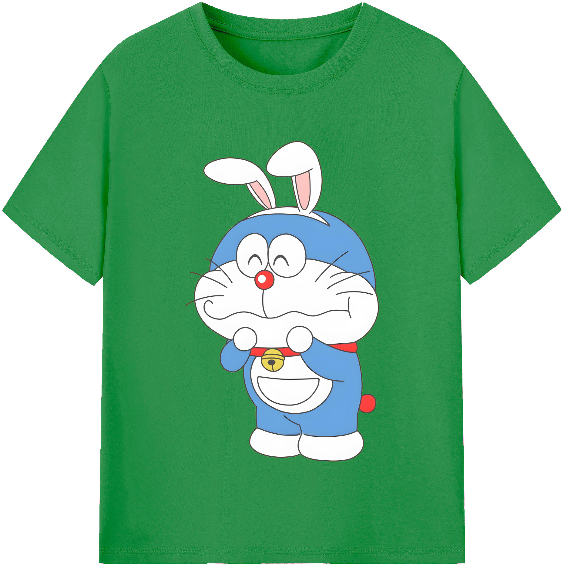 （画像用） ドラえもん Doraemon レディースカジュアルプリントTシャツ（綿100％）