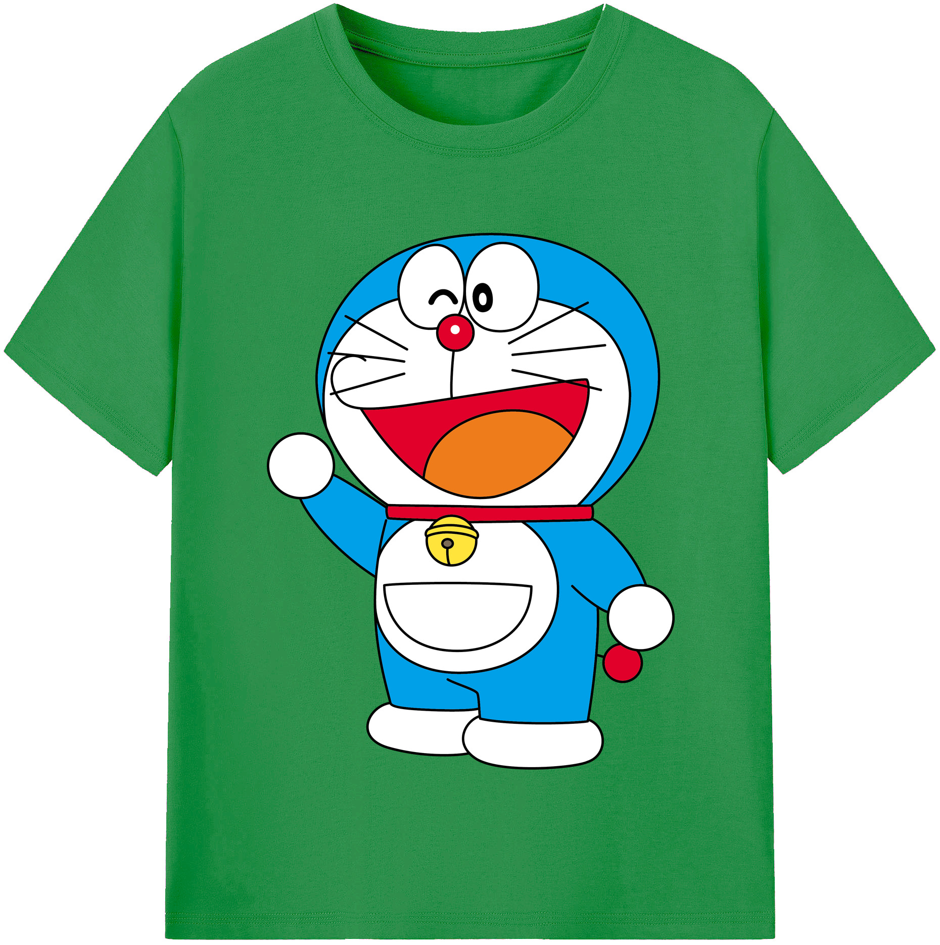 （画像用） ドラえもん Doraemon レディースカジュアルプリントTシャツ（綿100％）