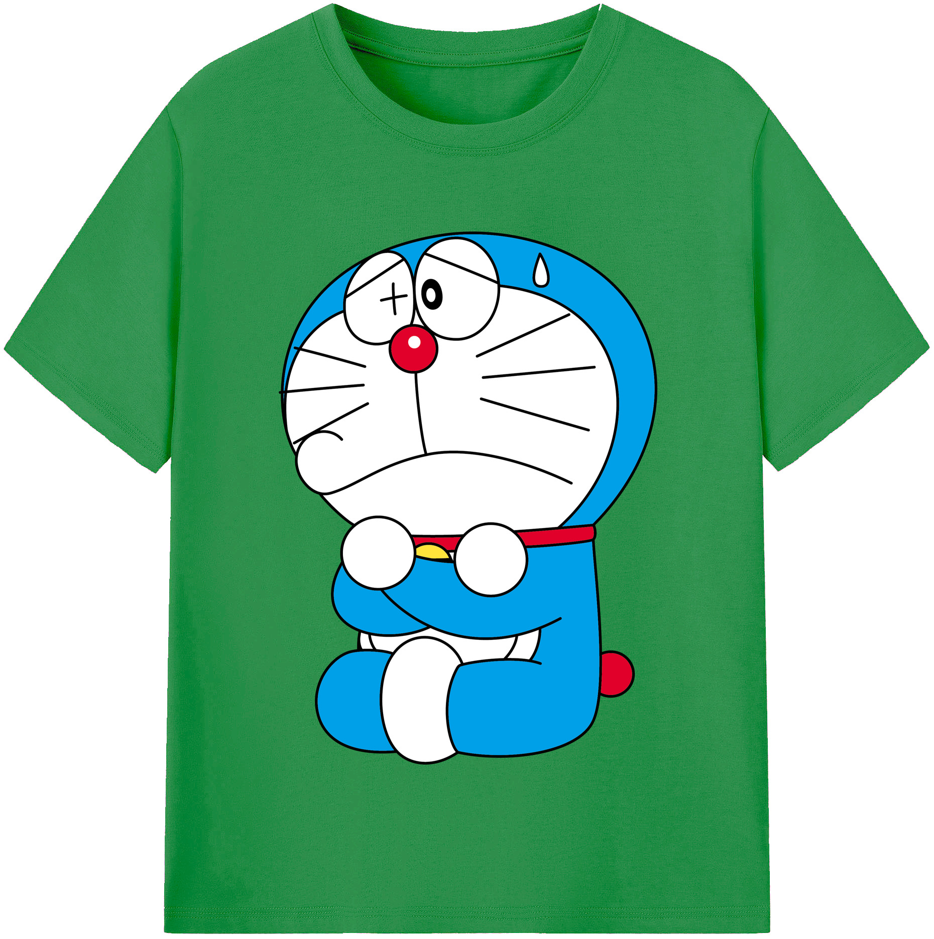 （画像用） ドラえもん Doraemon レディースカジュアルプリントTシャツ（綿100％）